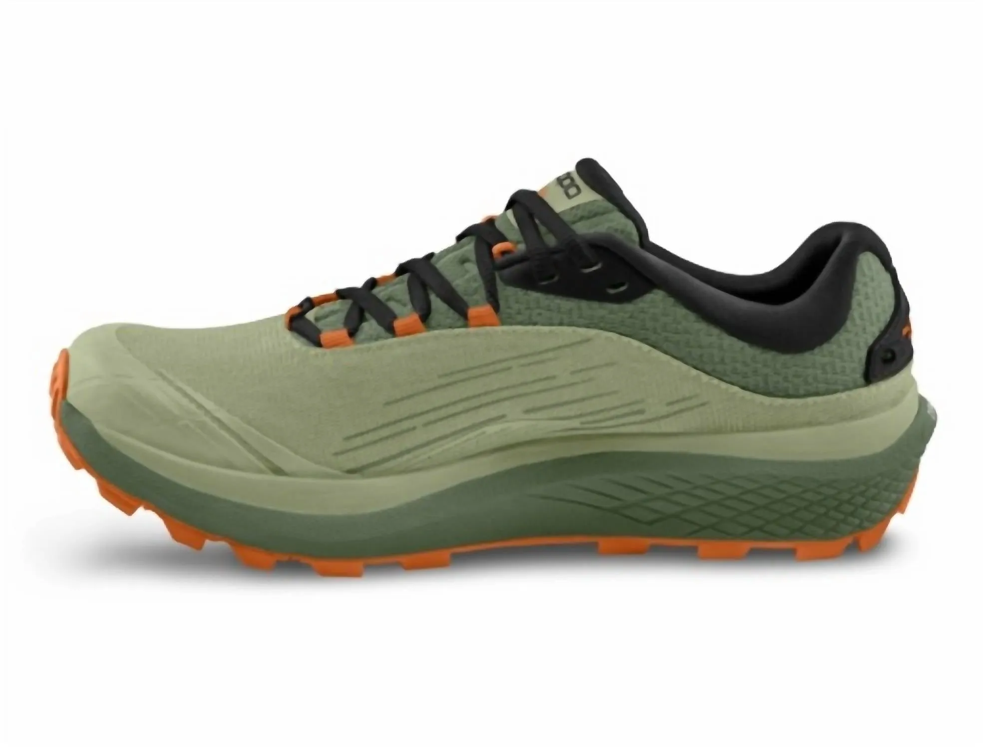 Men's Pursuit Trail Running Shoes In Olive/clay