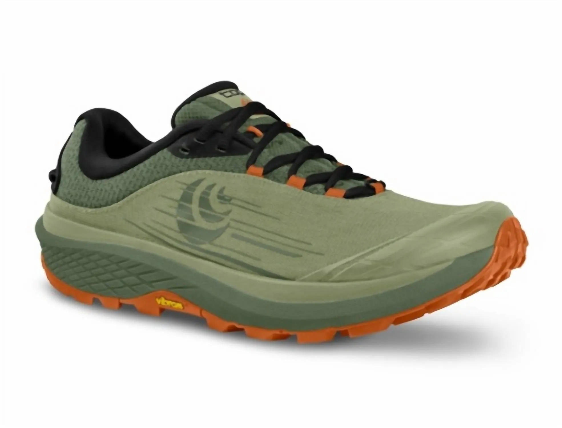 Men's Pursuit Trail Running Shoes In Olive/clay