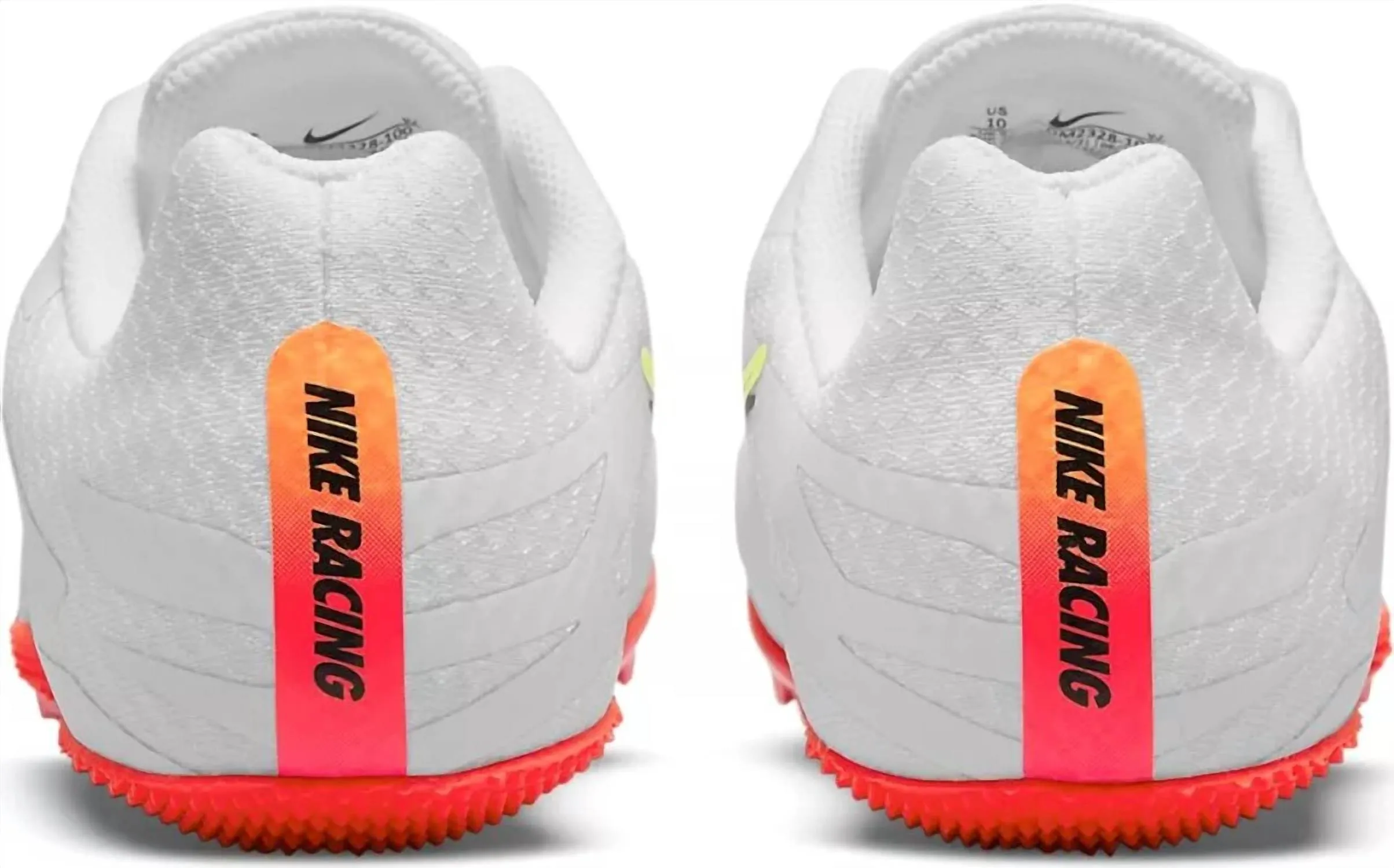 Men's Rival S 9 Track Shoes Spikes In White
