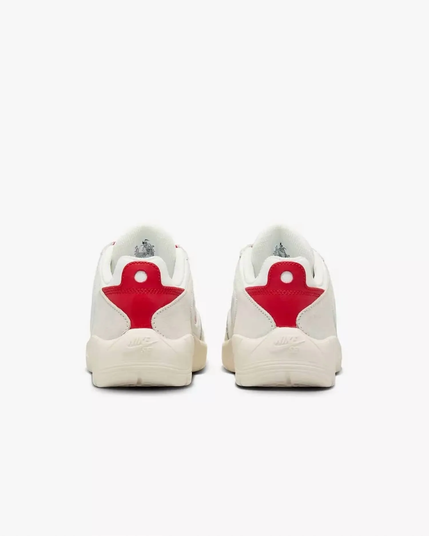Men's Sb Vertebrae Shoes In Summit White/university Red