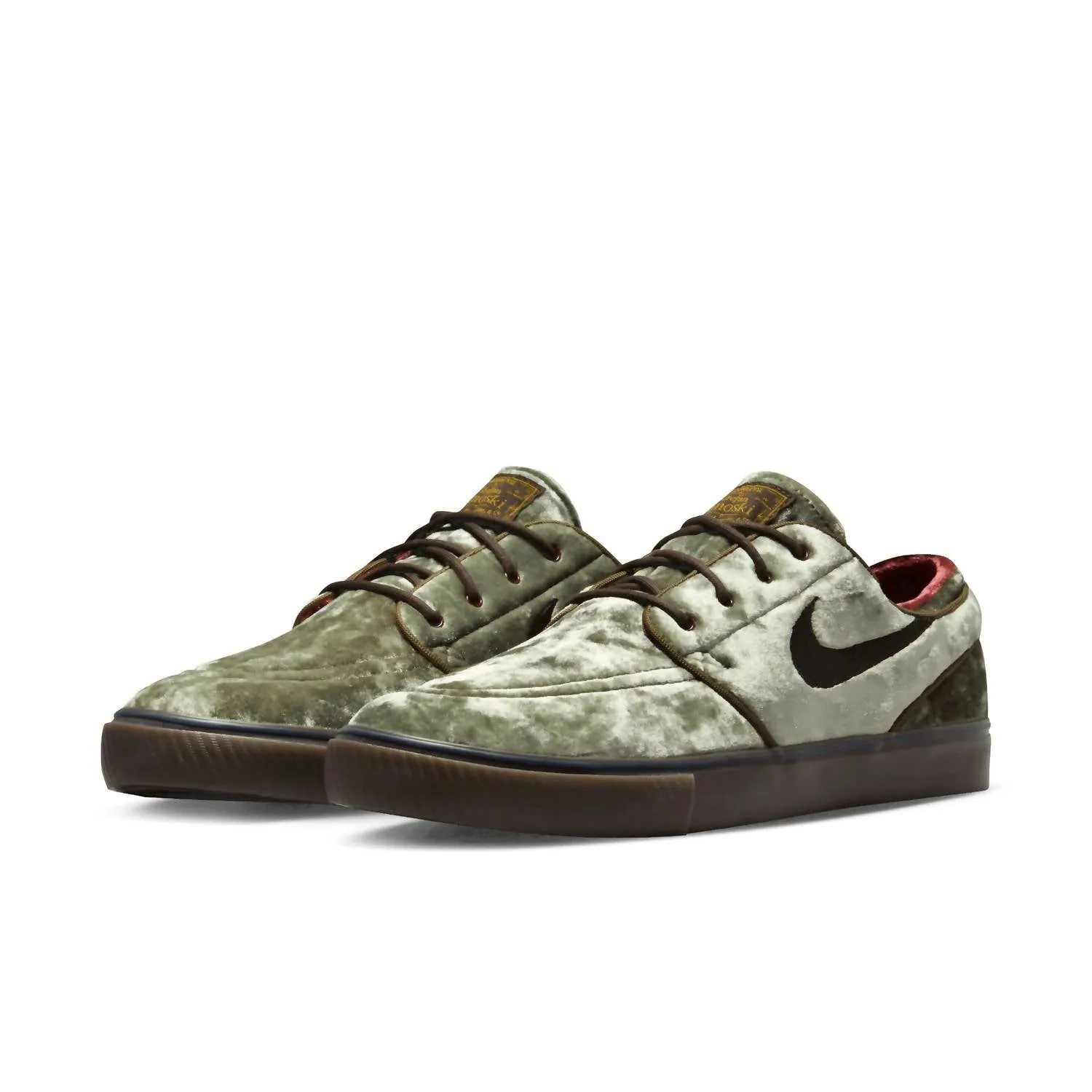 Men's Sb Zoom Janoski Og  Se Sneakers In Medium Olive/velvet Brown-Baroque Brown