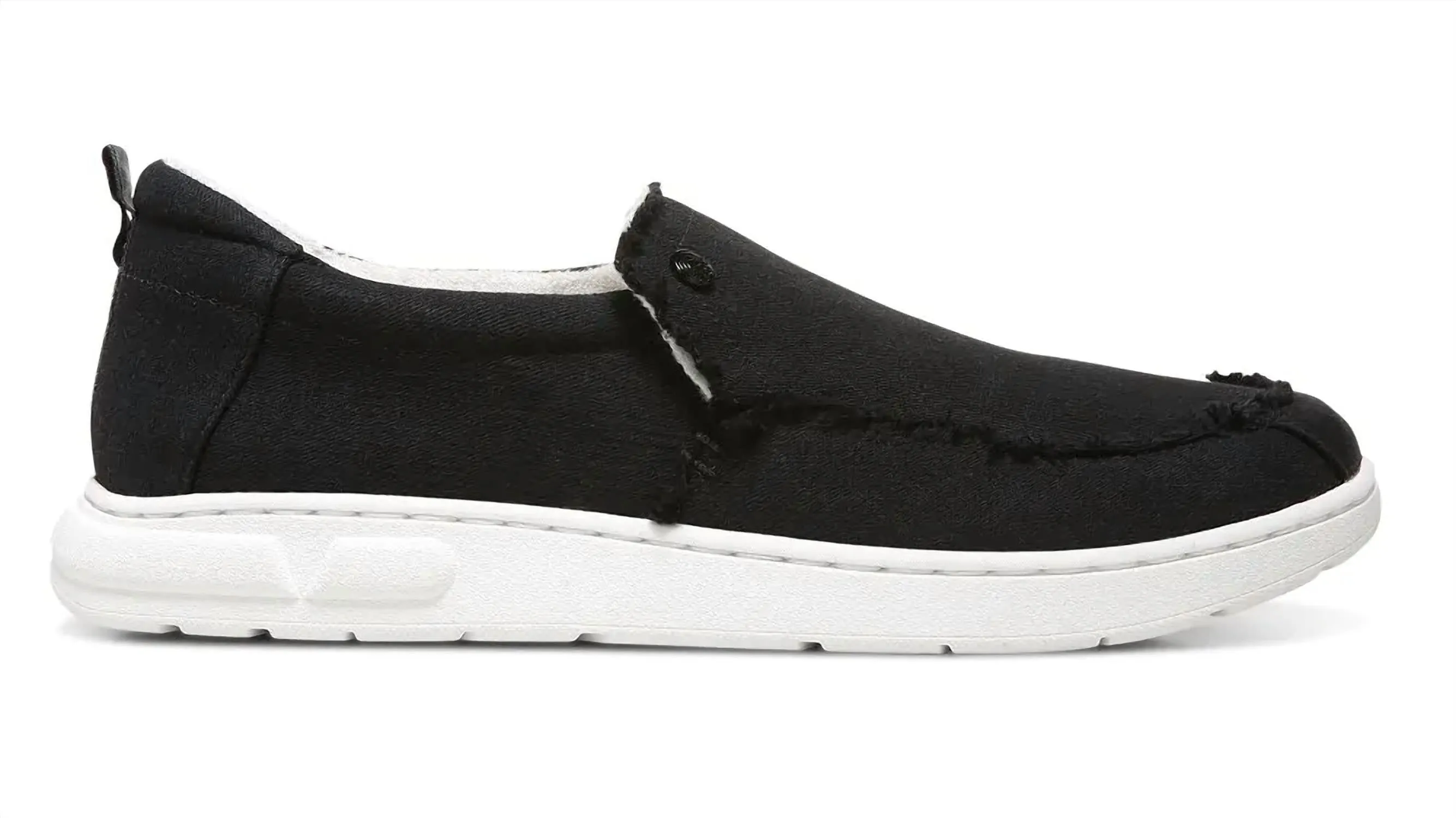 Men's Seaview Canvas Slip-On Shoes In Black