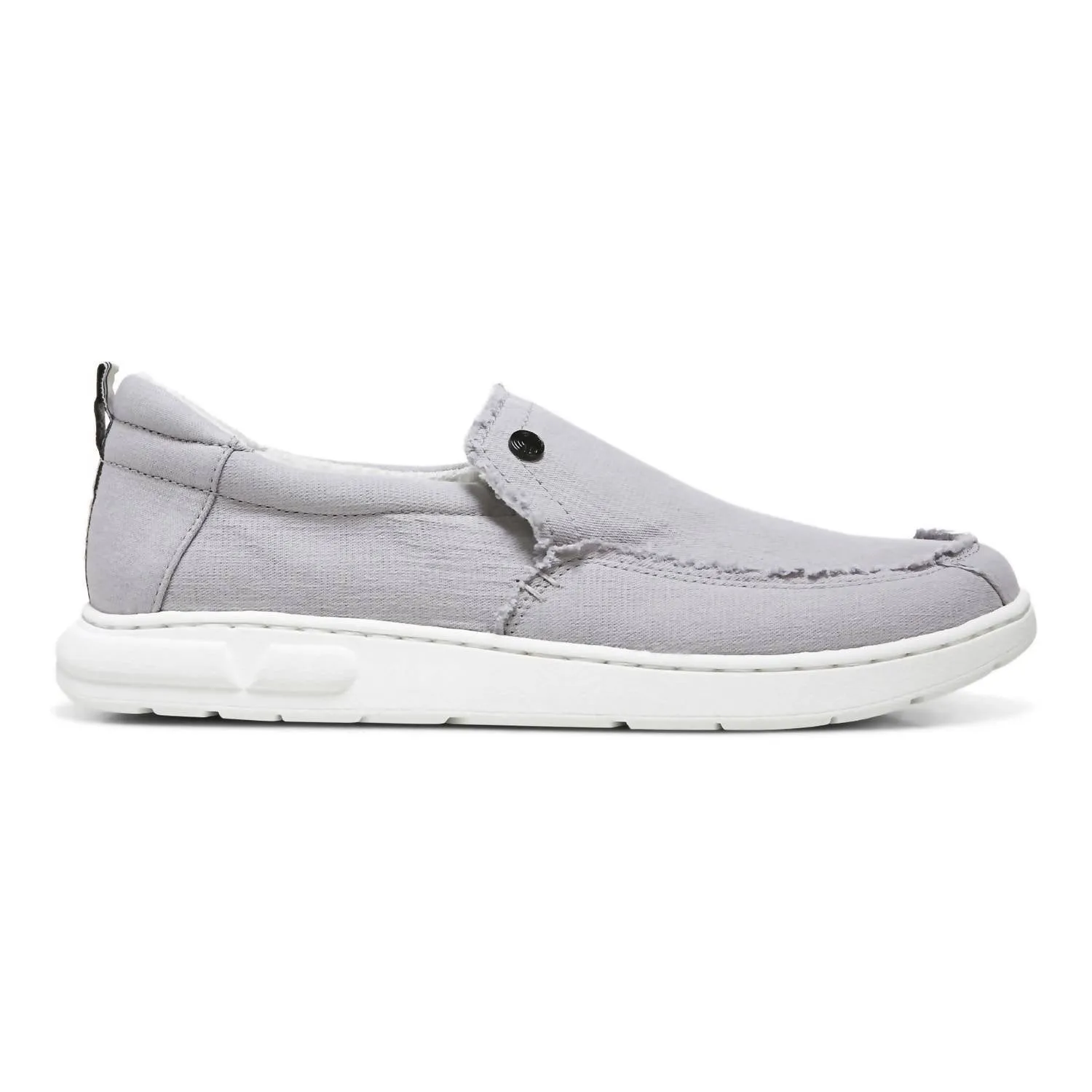 Men's Seaview Canvas Slip-On Shoes In Gray