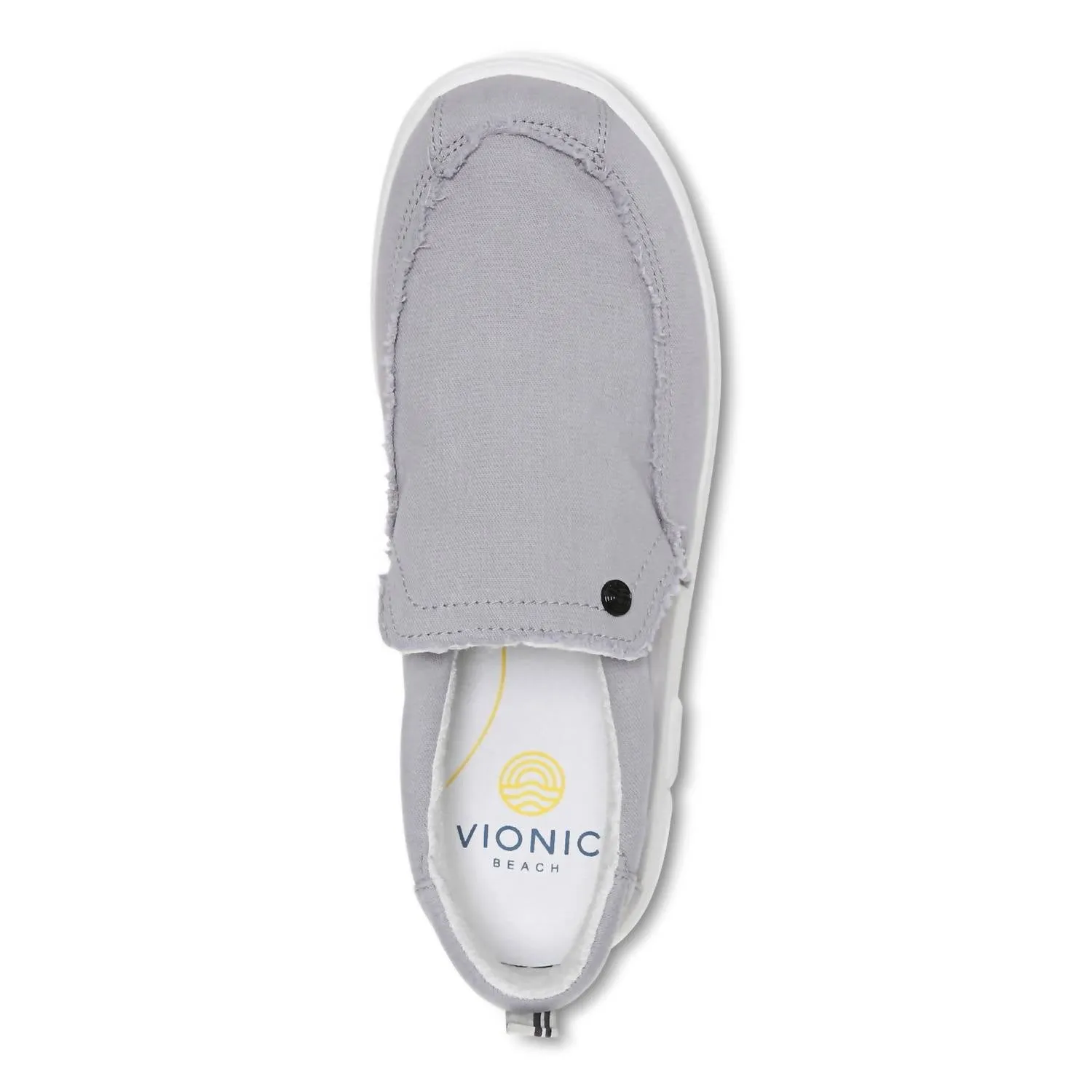 Men's Seaview Canvas Slip-On Shoes In Gray