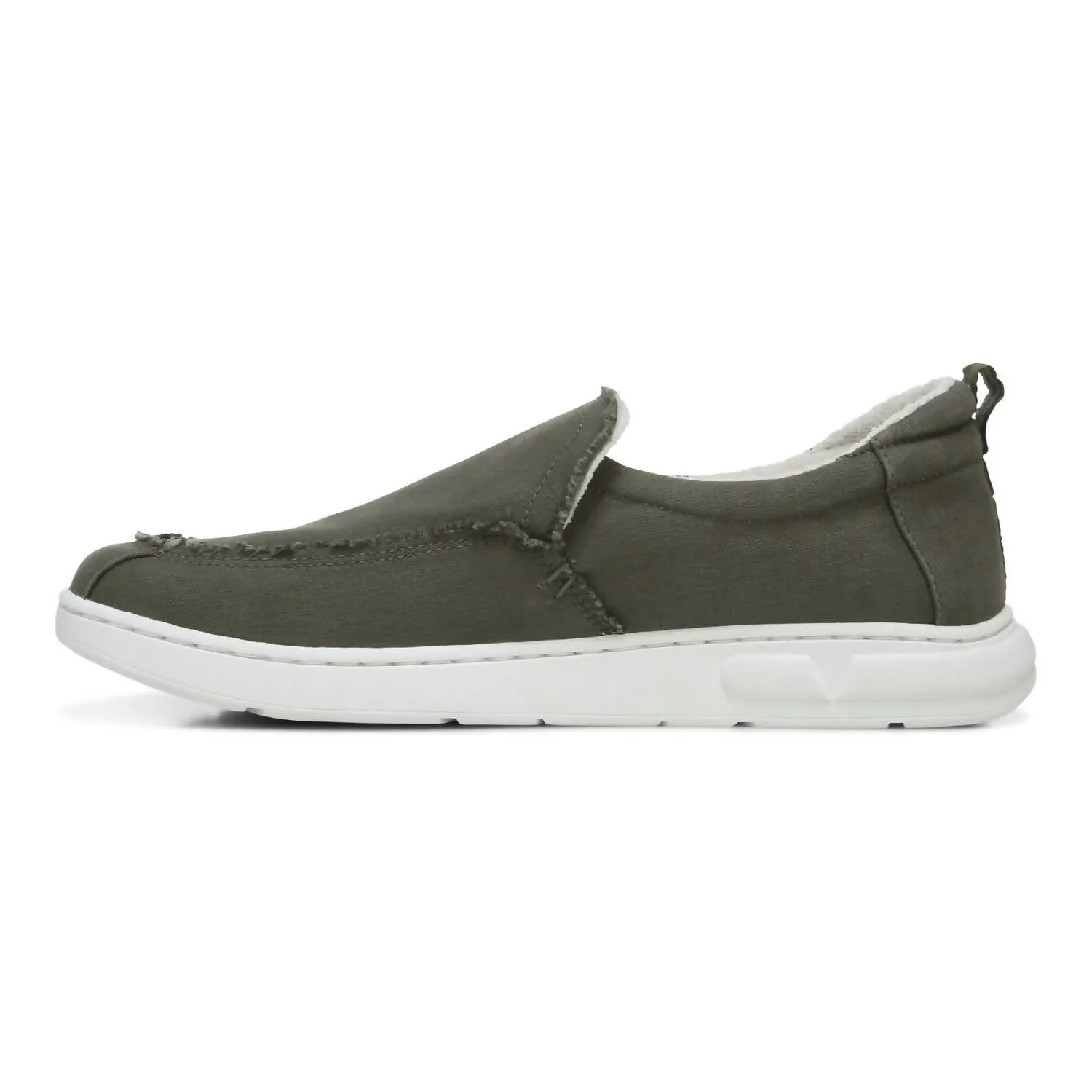 Men's Seaview Canvas Slip-On Shoes In Olive