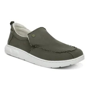 Men's Seaview Canvas Slip-On Shoes In Olive