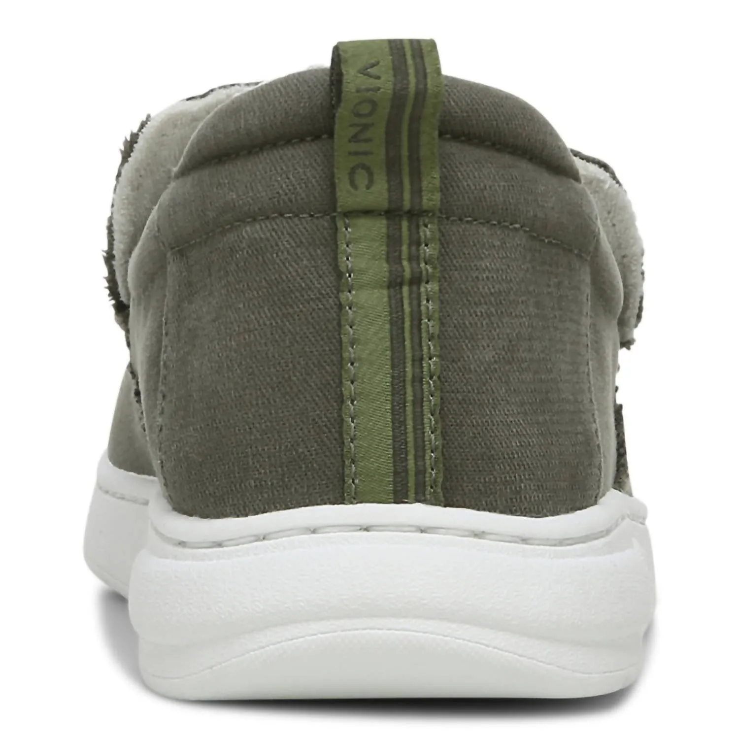 Men's Seaview Canvas Slip-On Shoes In Olive