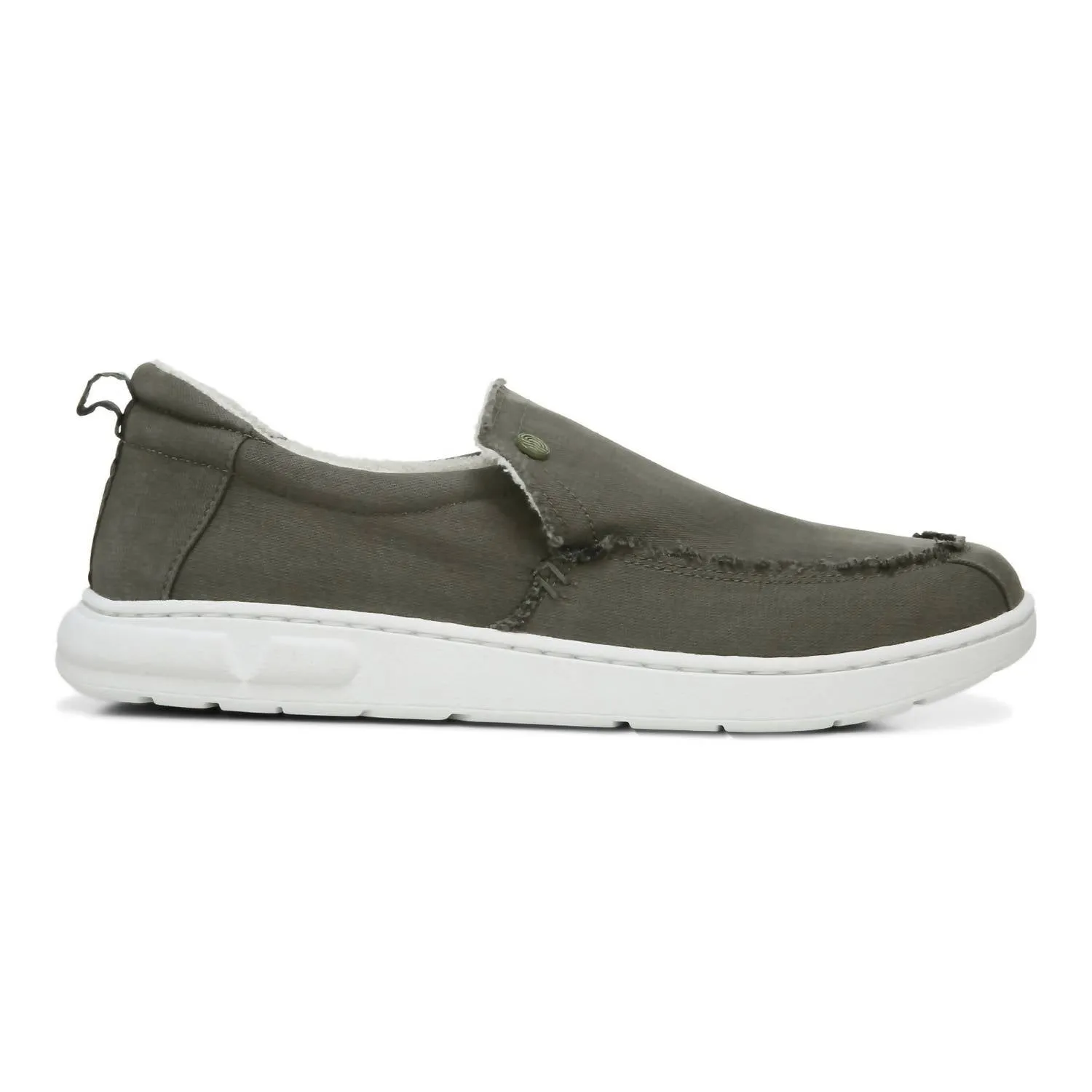 Men's Seaview Canvas Slip-On Shoes In Olive