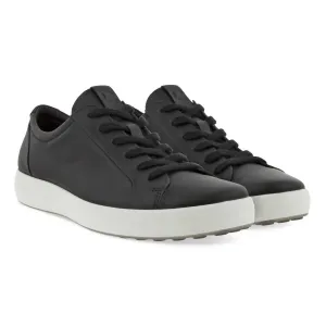 Men's Soft 7 City Leather Sneaker In Black