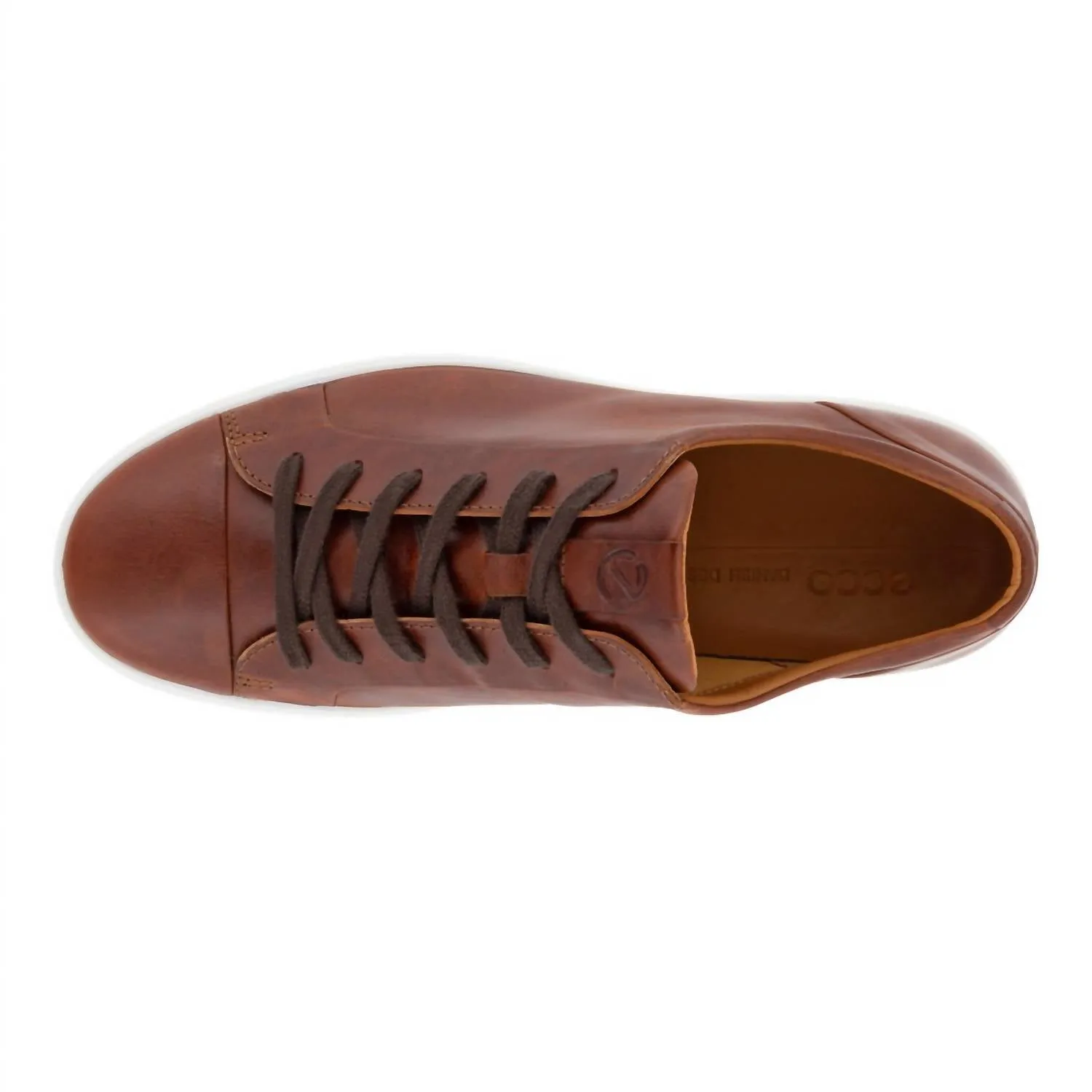 Men's Soft 7 City Leather Sneaker In Cognac