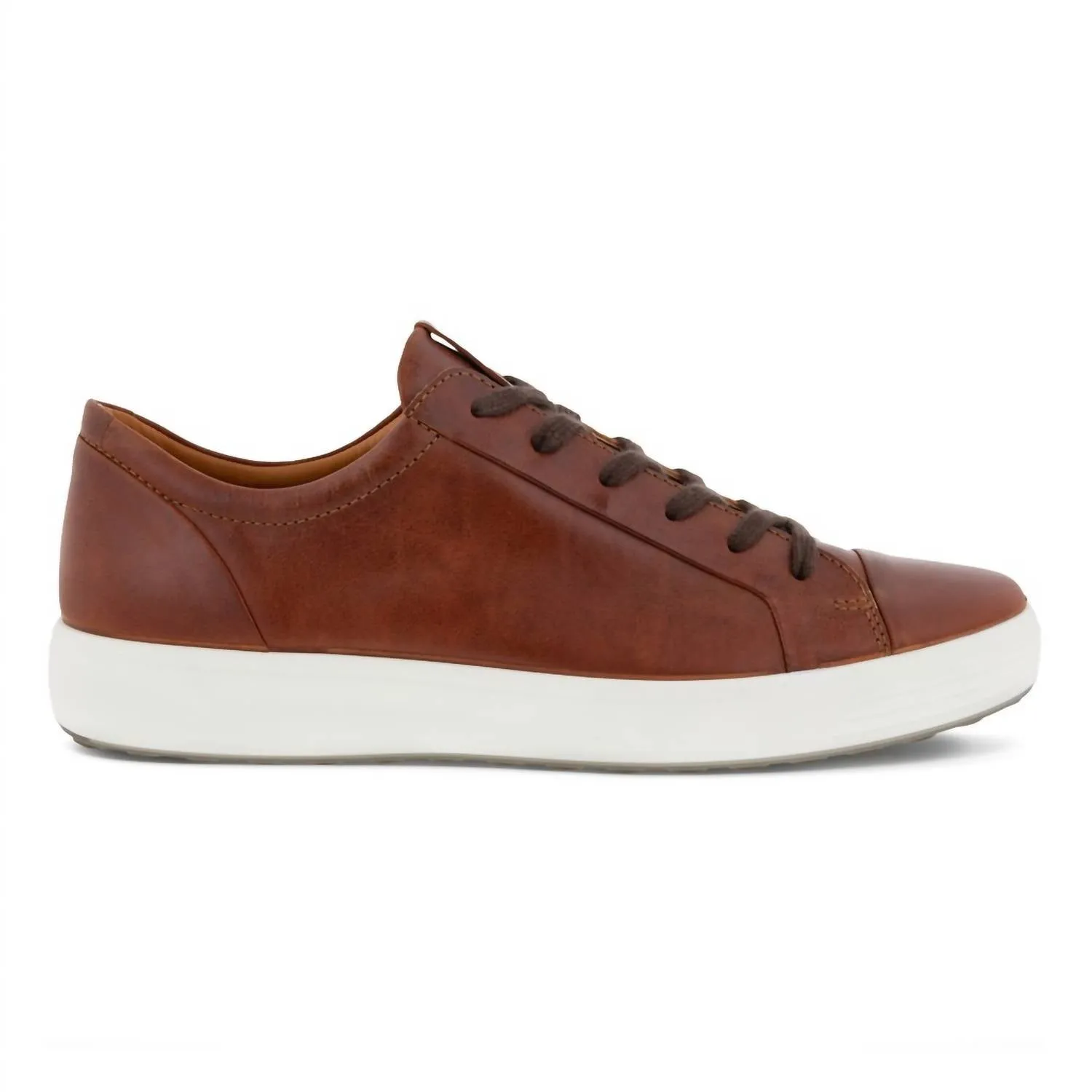 Men's Soft 7 City Leather Sneaker In Cognac