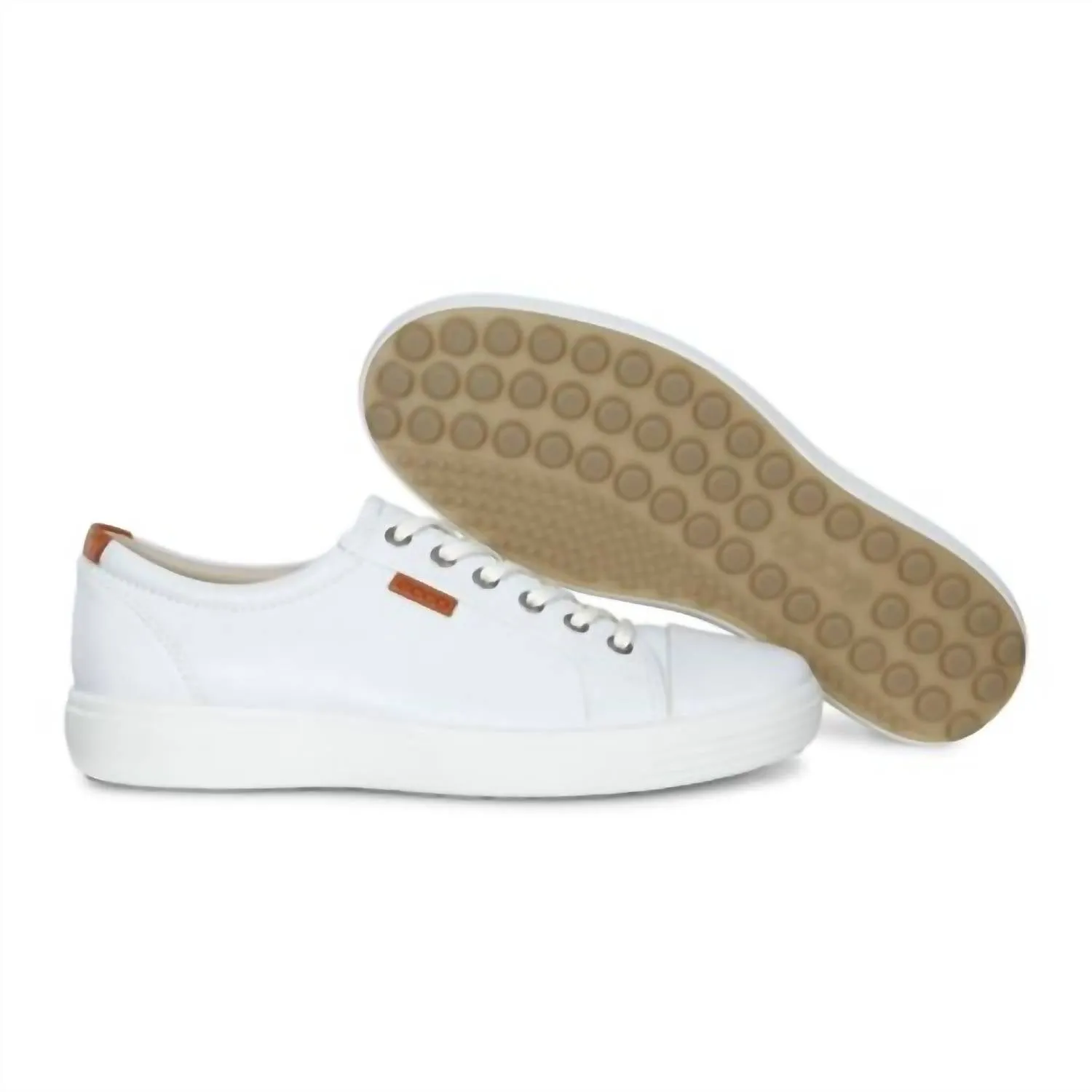Men's Soft 7 Leather Sneaker In White