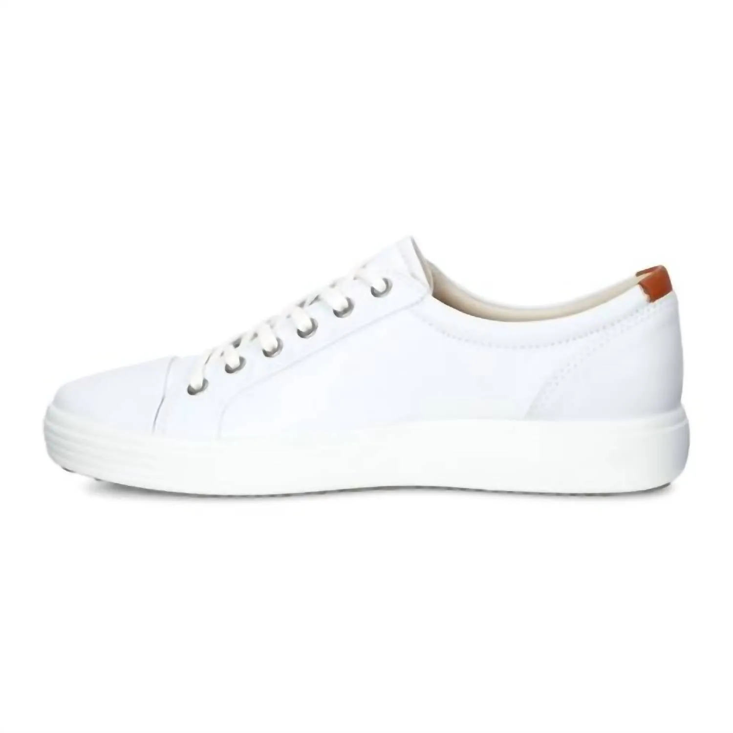 Men's Soft 7 Leather Sneaker In White