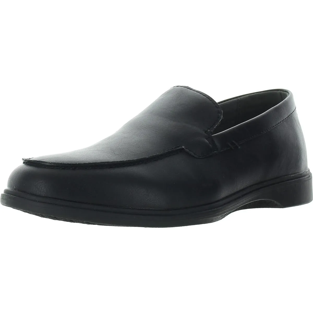 Mens Solid Man Made Slip-on Shoes