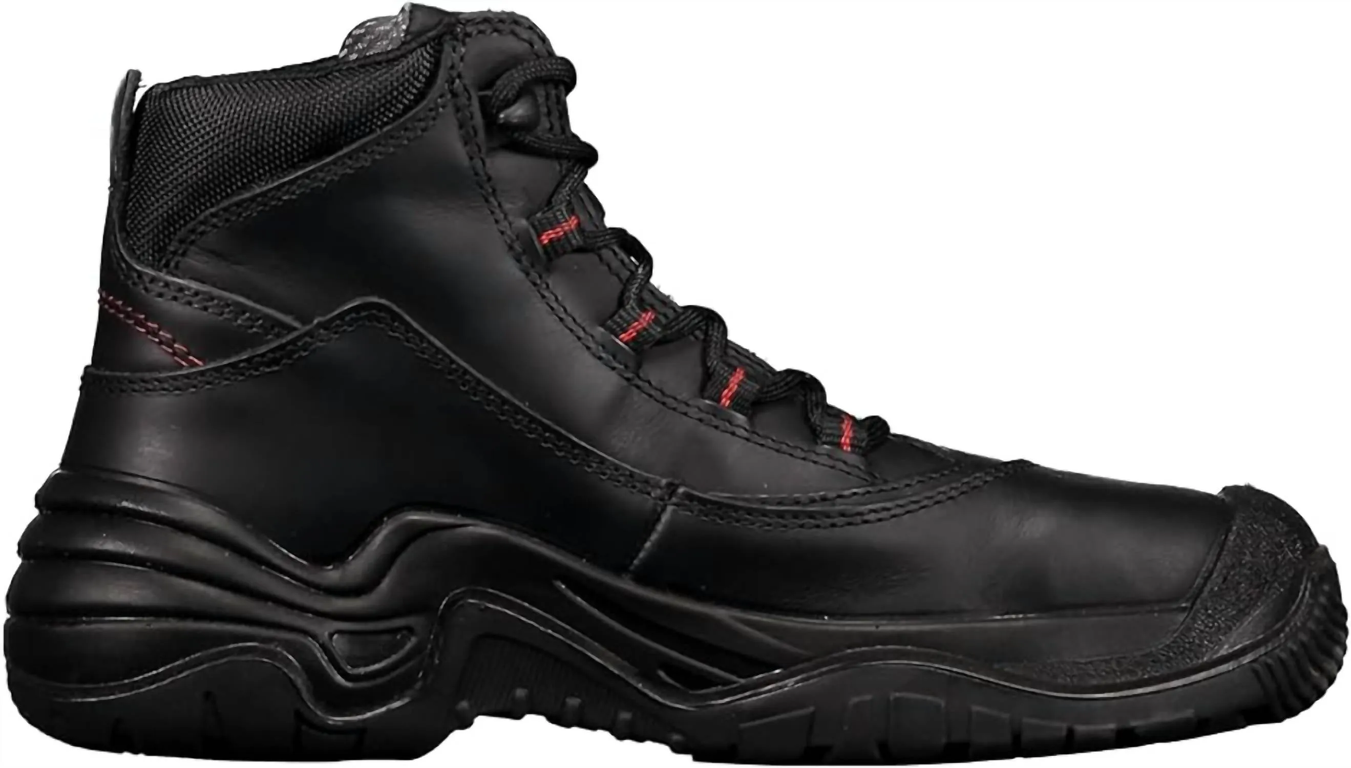Men’S Steel Toe Work Boots 6” In Black