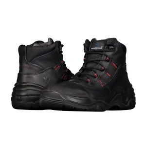 Men’S Steel Toe Work Boots 6” In Black