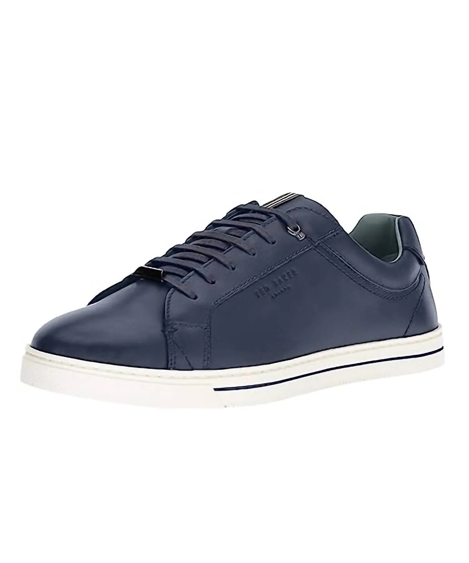 Men's Thawne Leather Low-Top Trainers In Dark Blue