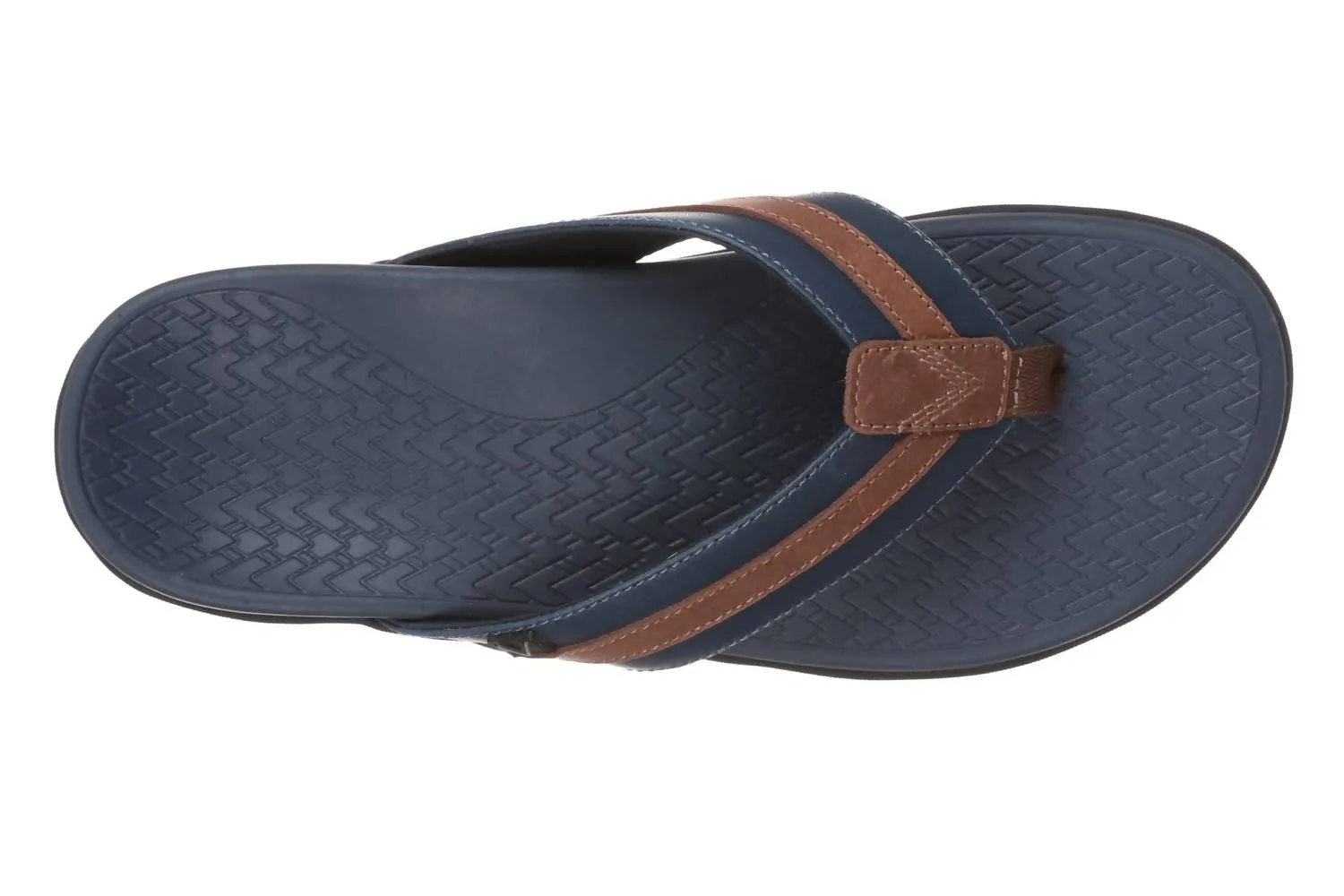 Men's Tide Ii Toe Post Sandal In In Navy Brown