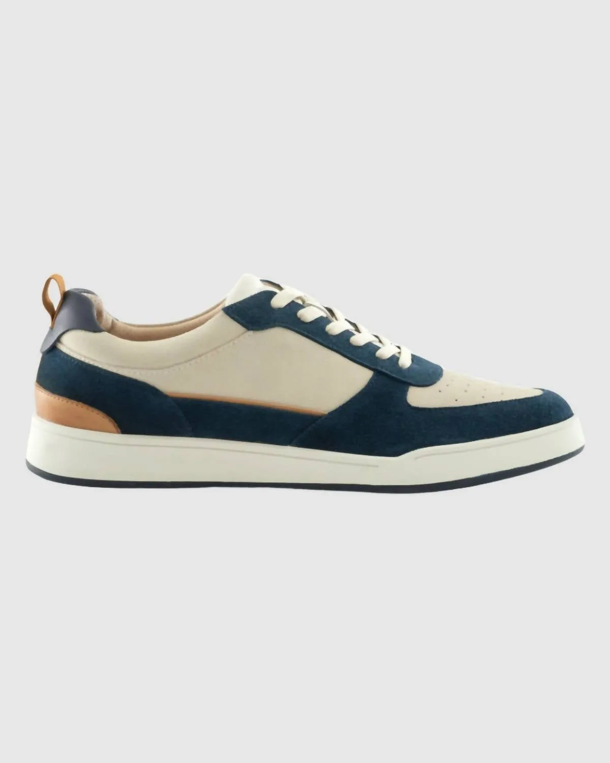 Men's Topspin Court Sneakers In Navy/white