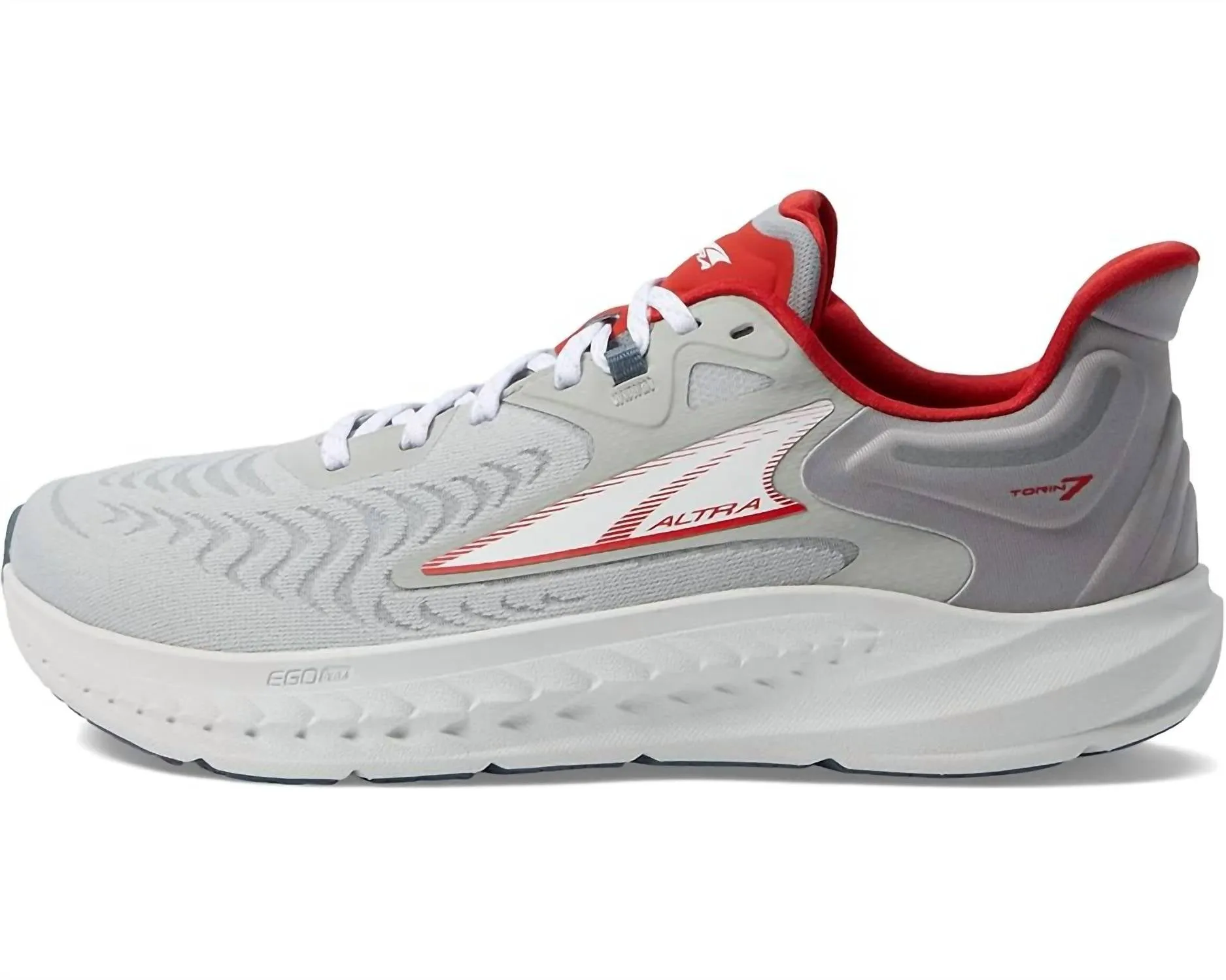 Men's Torin 7 Running Shoes In Grey/red