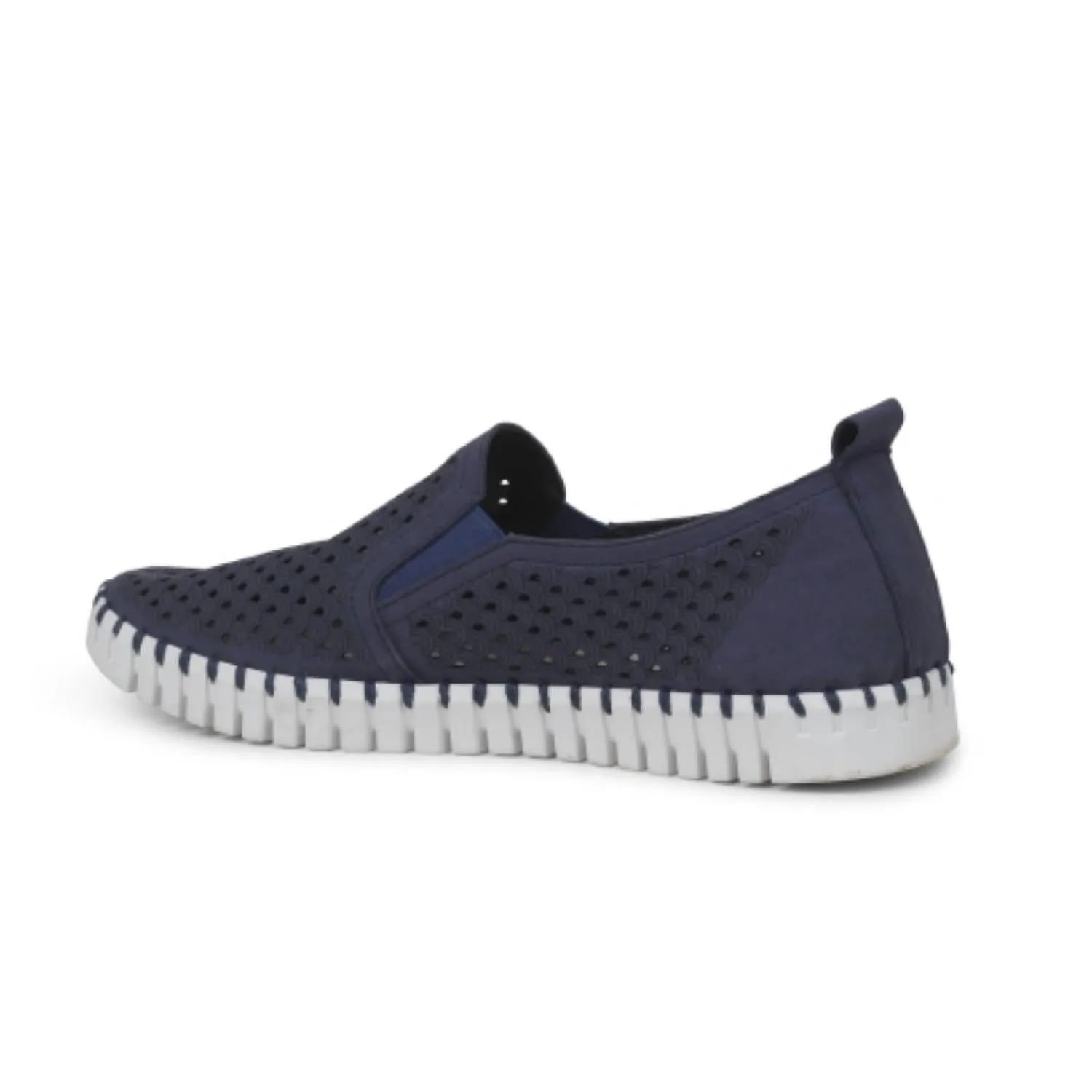 Men's Tulip Slip Ons In Navy