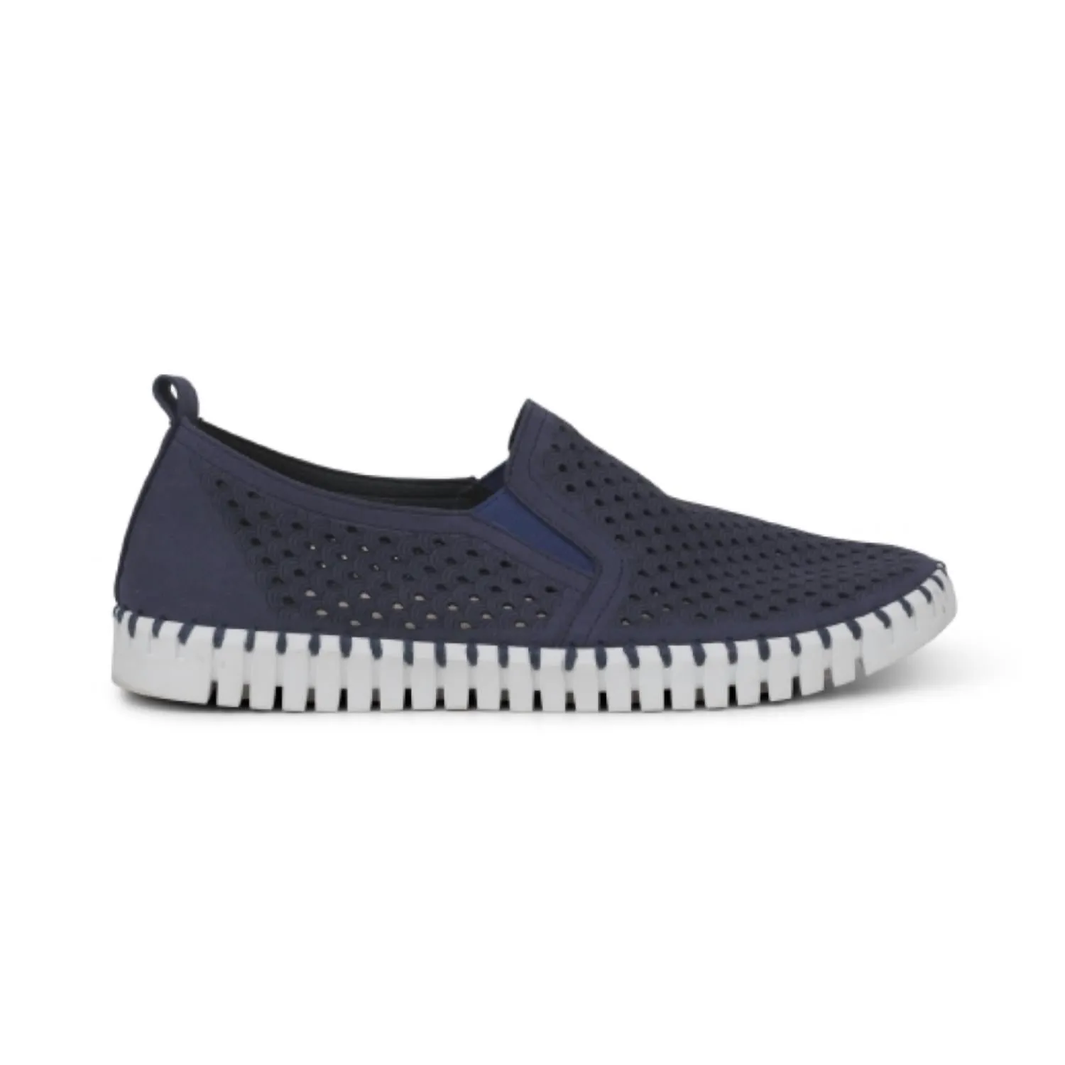 Men's Tulip Slip Ons In Navy