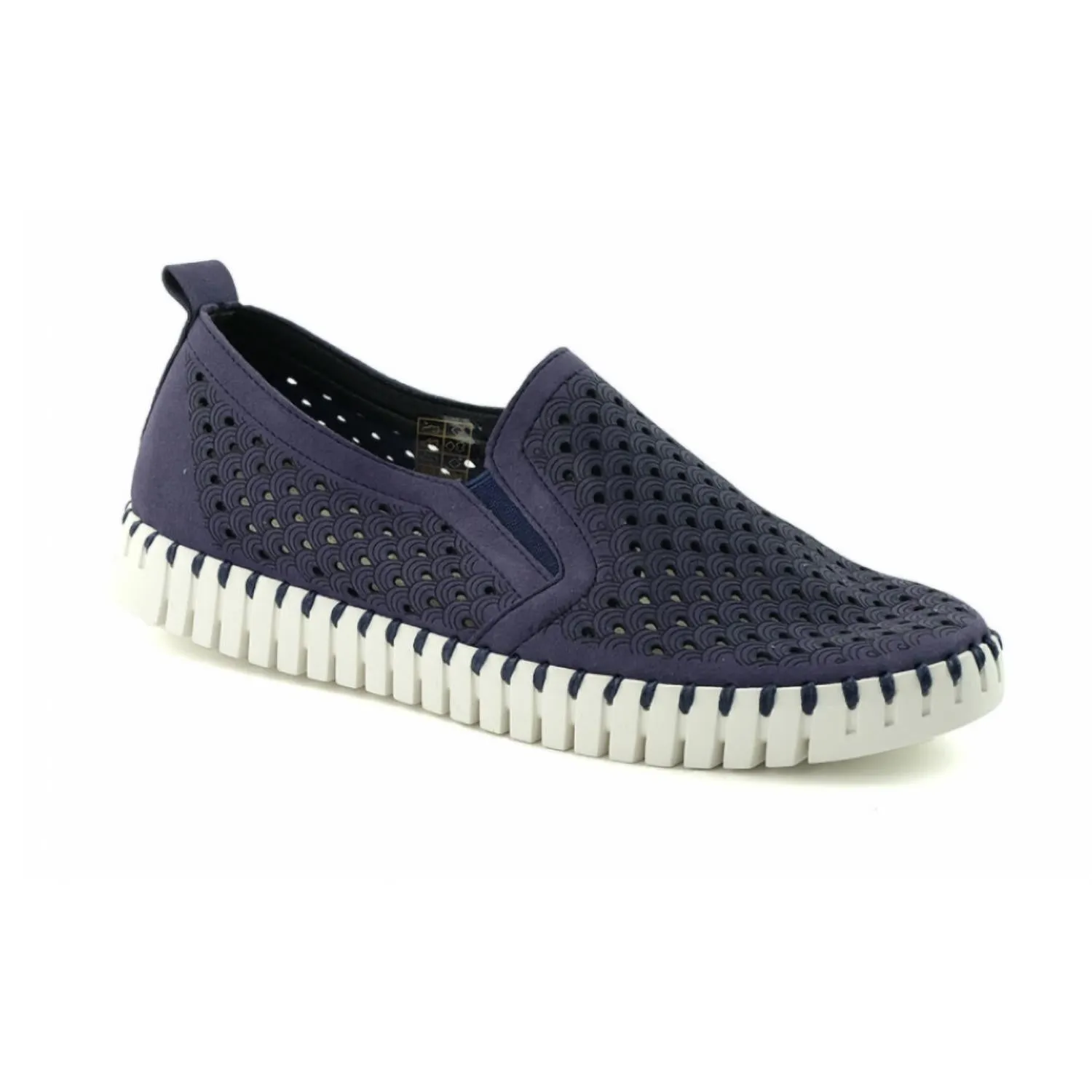 Men's Tulip Slip Ons In Navy