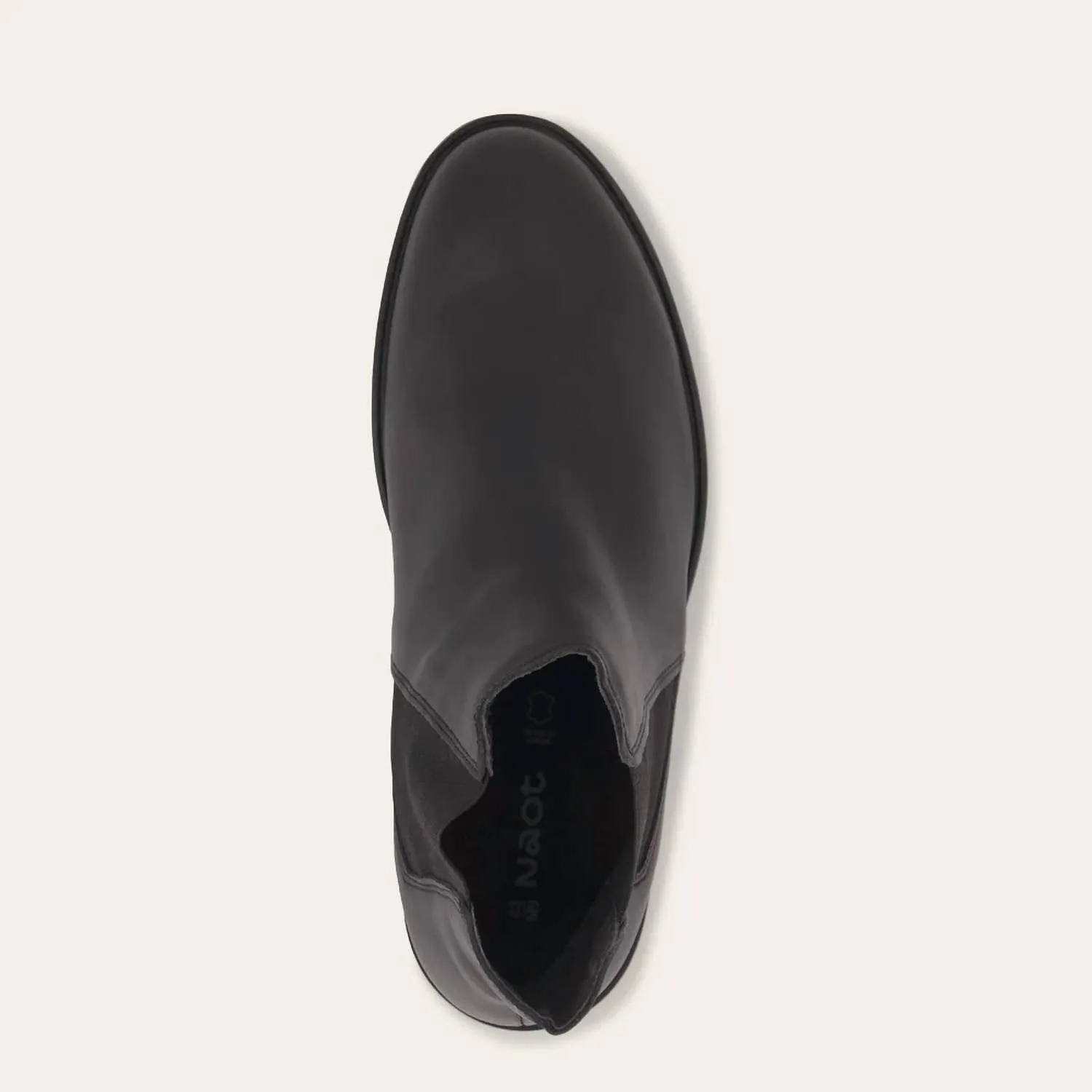 Men's Washington Chelsea Boots In Jet Black Leather