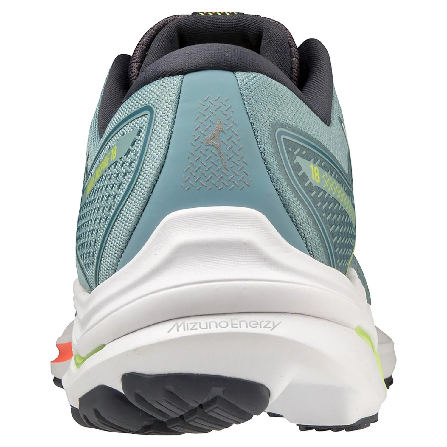Men's Wave Inspire 18 Running Shoes In Smoke Blue/white