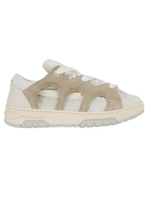 Mesh And Suede Sneakers