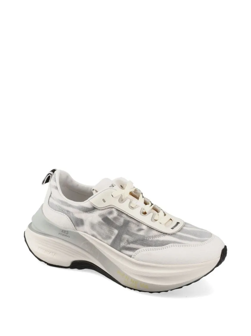 Modern Patterned Sneakers With Chunky Sole