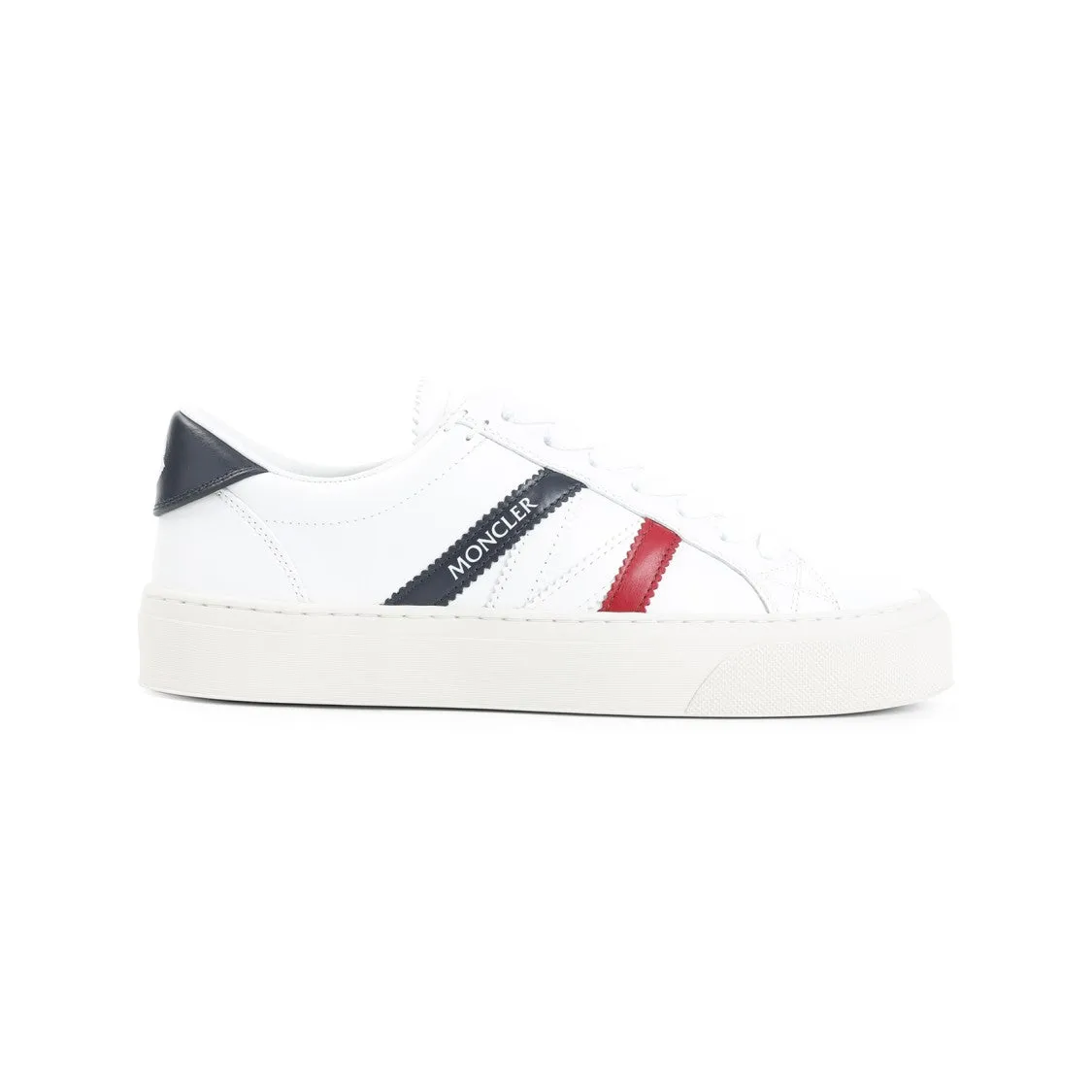 Monaco 2 Low Top White Leather Sneakers