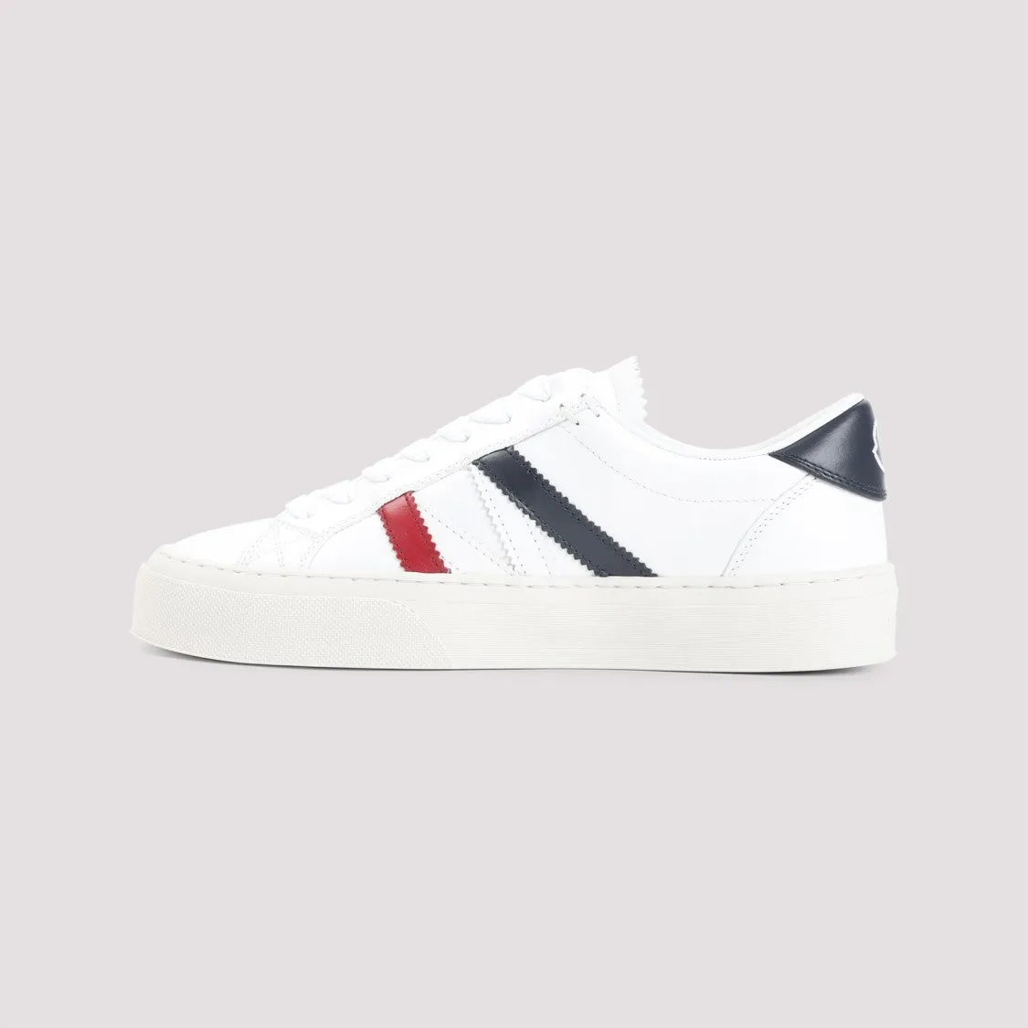 Monaco 2 Low Top White Leather Sneakers