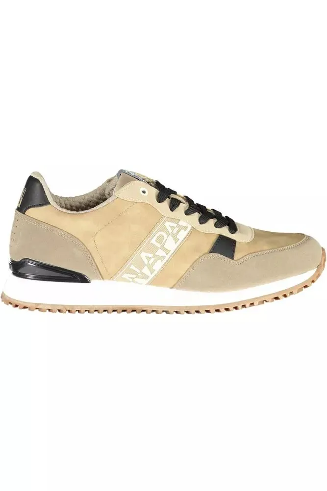 Napapijri  Lace-Up Sports Sneakers with Logo Men's Accent