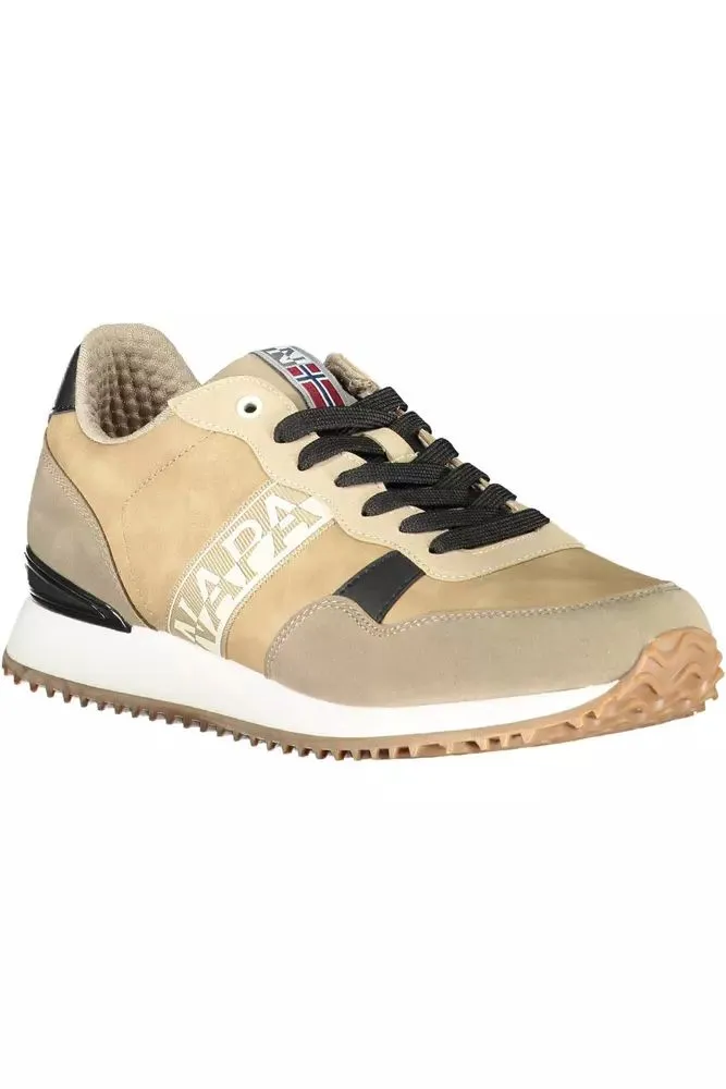 Napapijri  Lace-Up Sports Sneakers with Logo Men's Accent