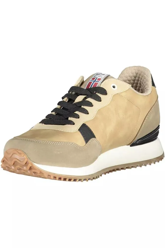 Napapijri  Lace-Up Sports Sneakers with Logo Men's Accent