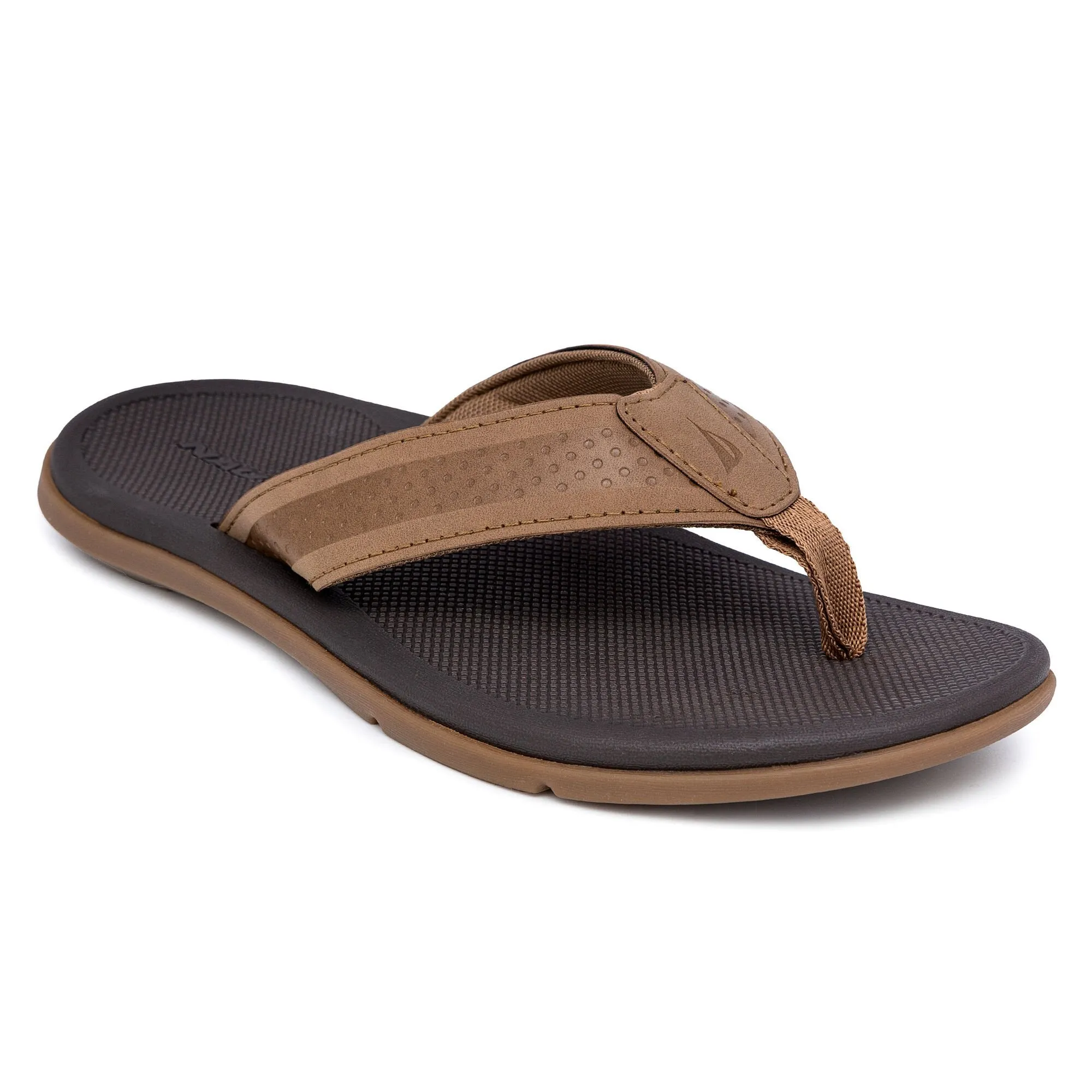 Nautica Mens Brand Icon Flip-Flop
