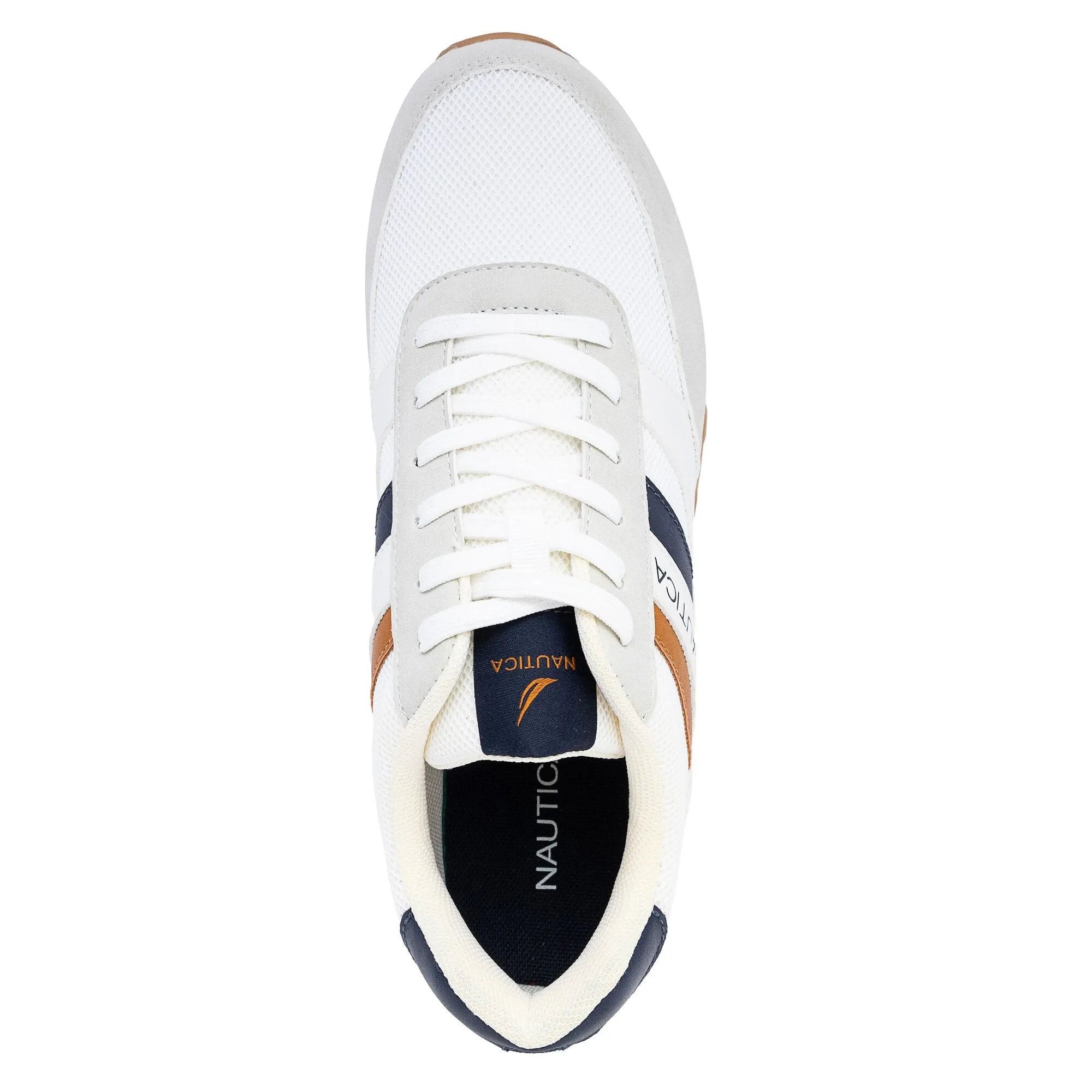 Nautica Mens Logo Lace-Up Sneaker
