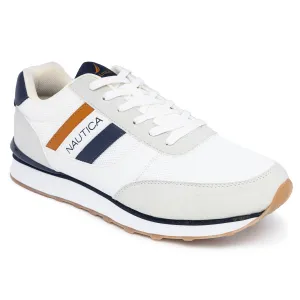 Nautica Mens Logo Lace-Up Sneaker