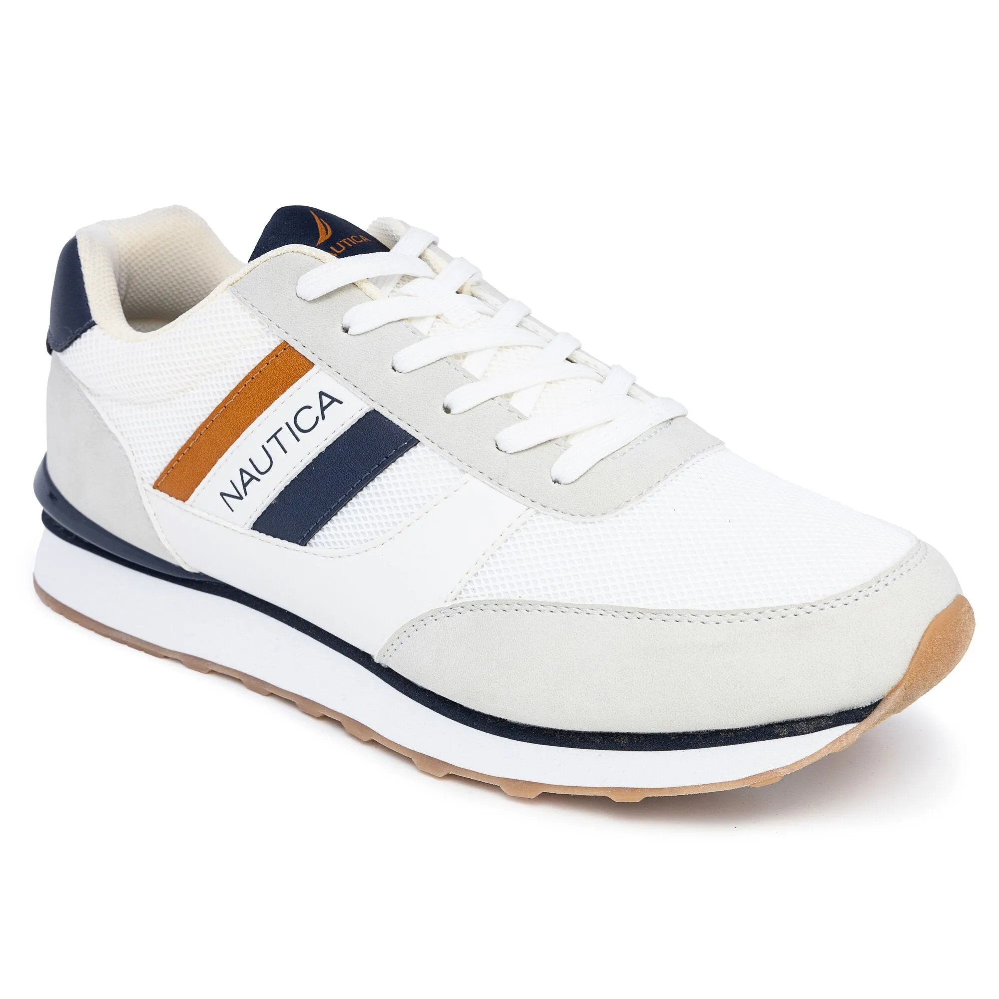 Nautica Mens Logo Lace-Up Sneaker