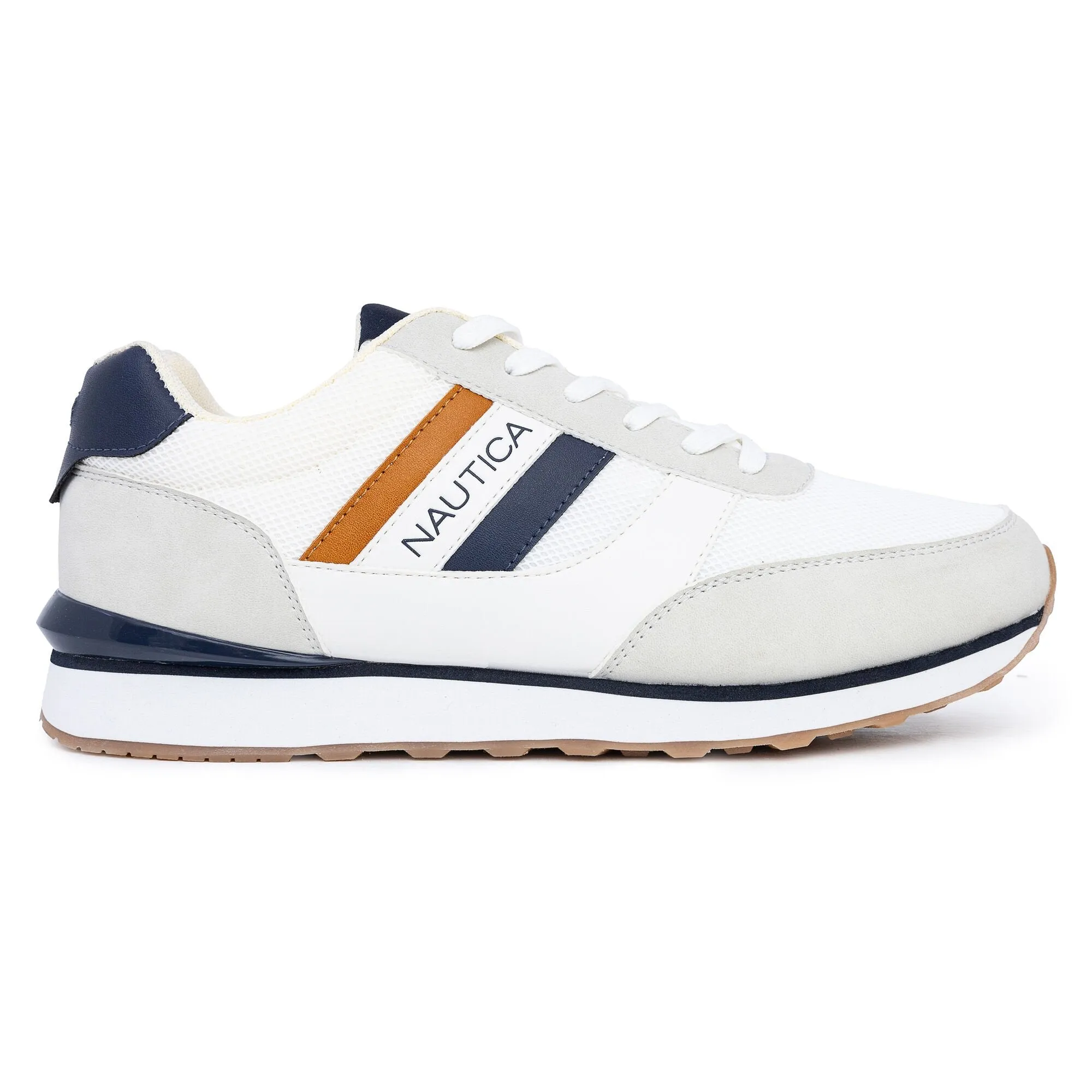 Nautica Mens Logo Lace-Up Sneaker