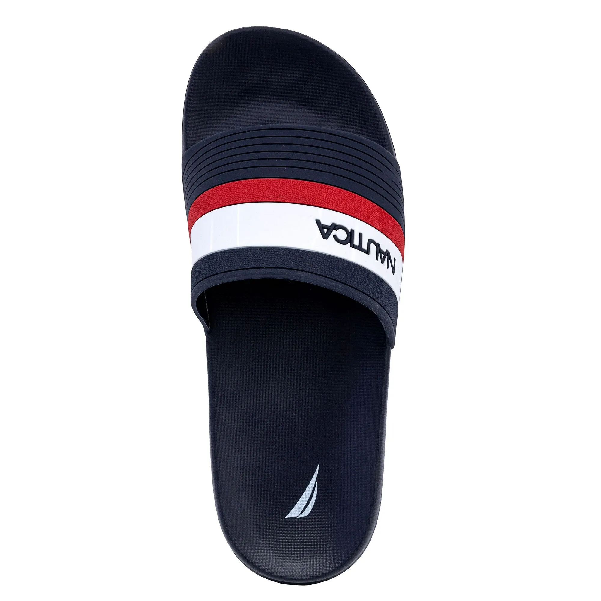 Nautica Mens Logo Slide Sandal
