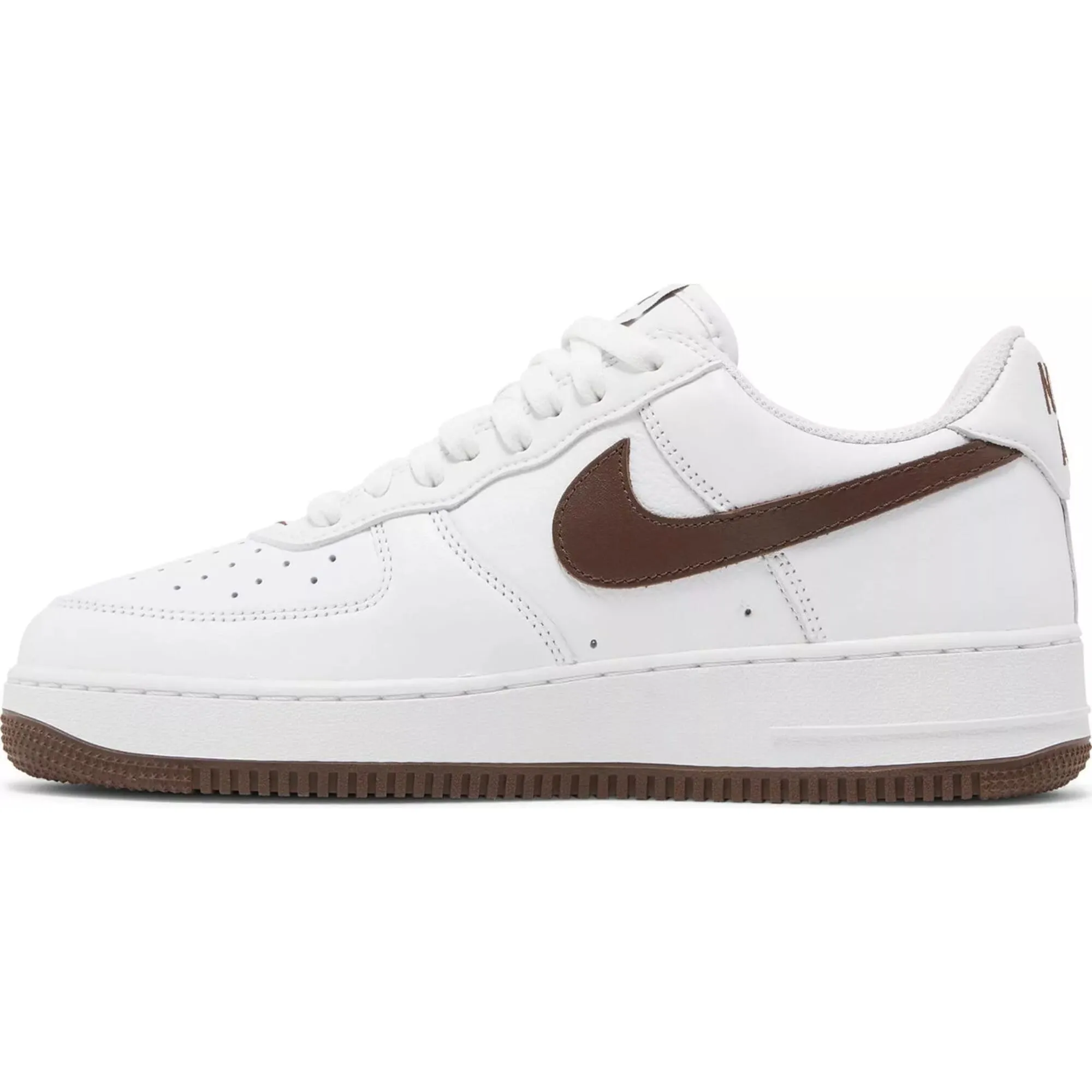 Nike Air Force 1 Low Retro White/Chocolate-Metallic Gold  DM0576-100 Men's