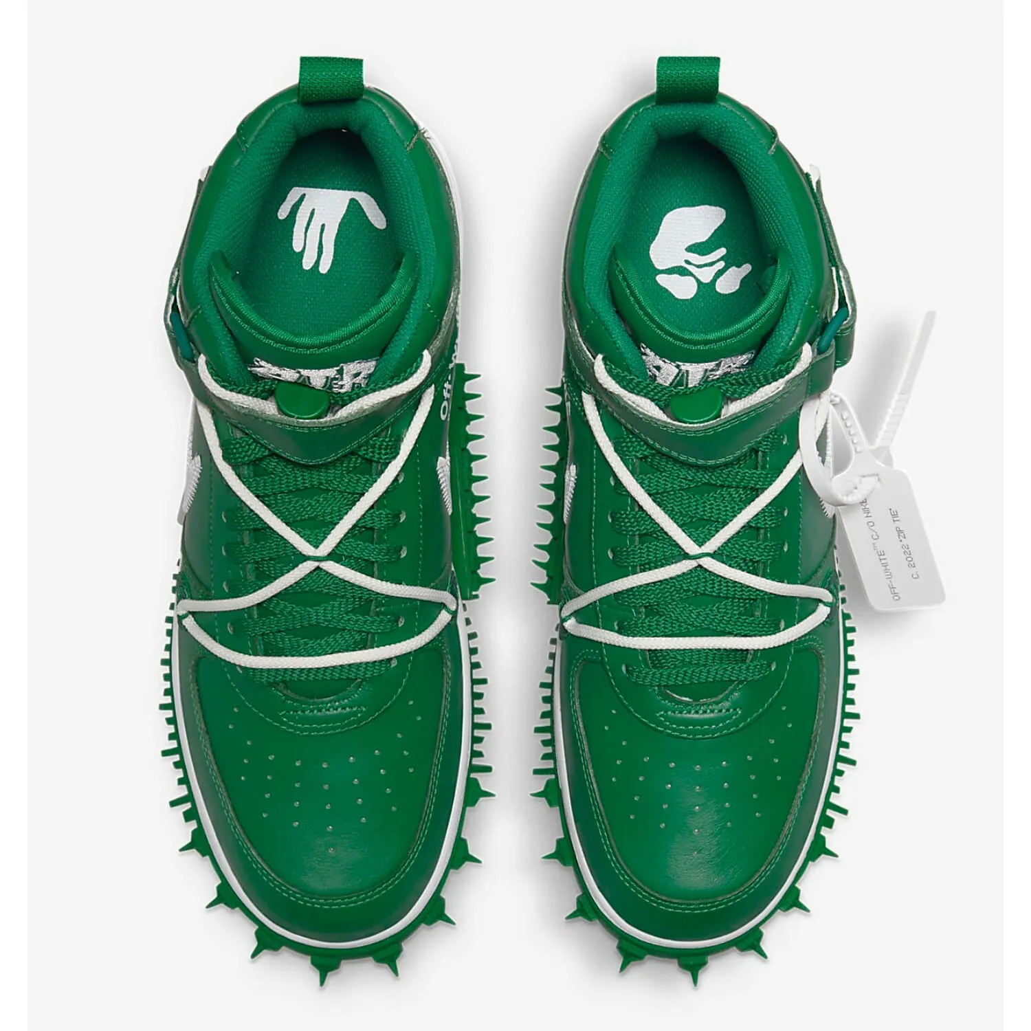 Nike Air Force 1 Mid SP Leather Pine Green/White-White  DR0500-300 Men's