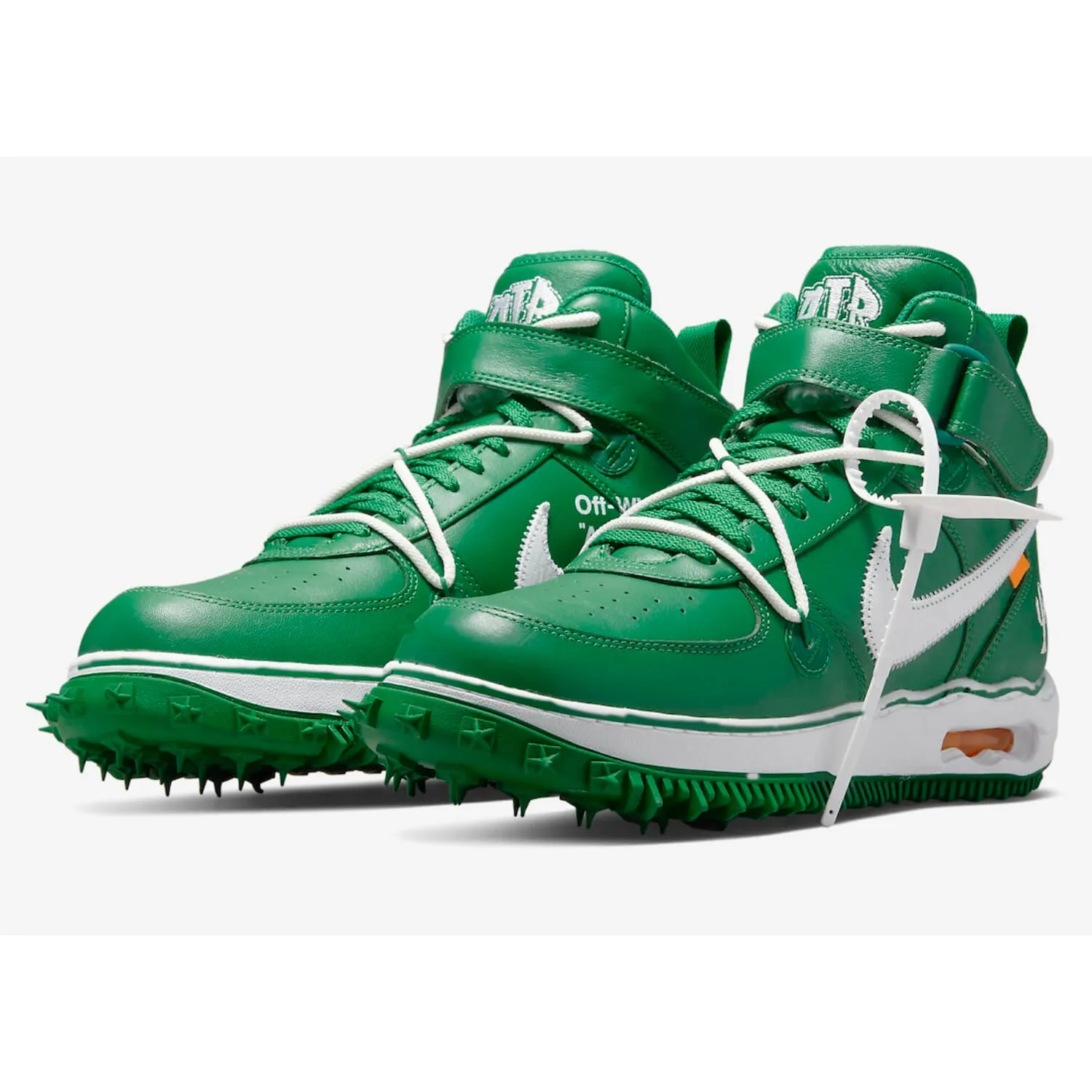 Nike Air Force 1 Mid SP Leather Pine Green/White-White  DR0500-300 Men's