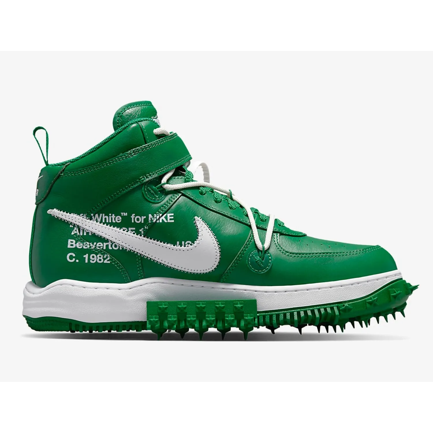 Nike Air Force 1 Mid SP Leather Pine Green/White-White  DR0500-300 Men's