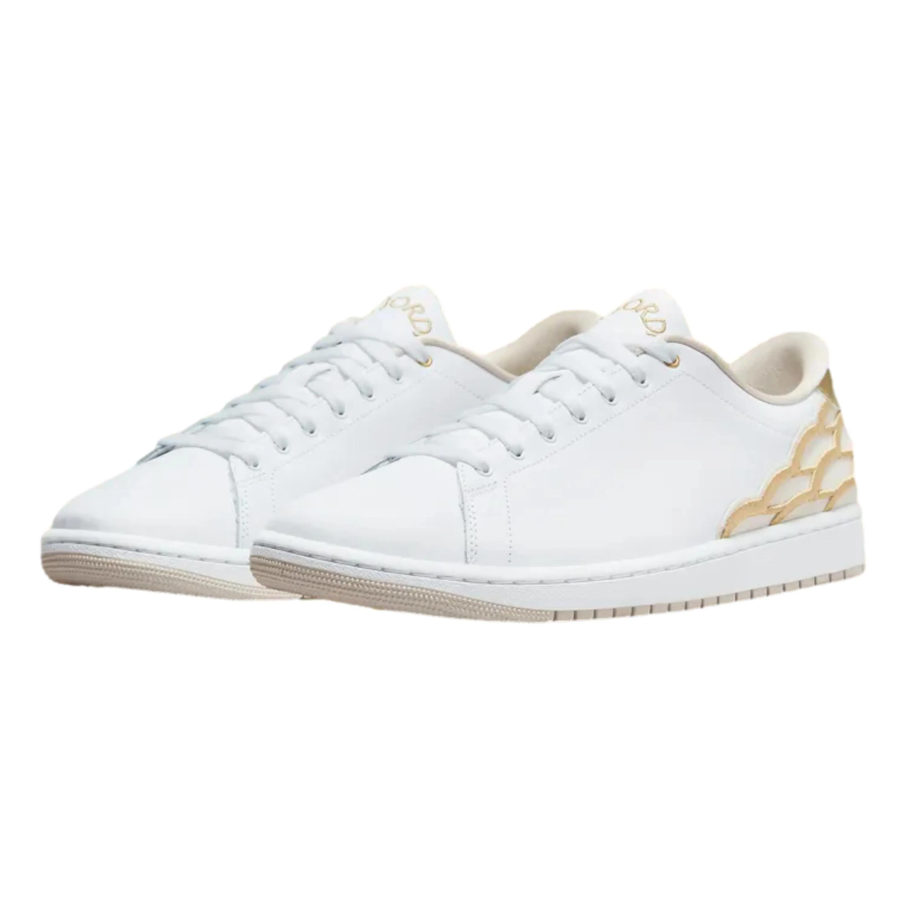 Nike Air Jordan 1 Centre Court White/Light Orewood Burn  DQ8577-100 Men's