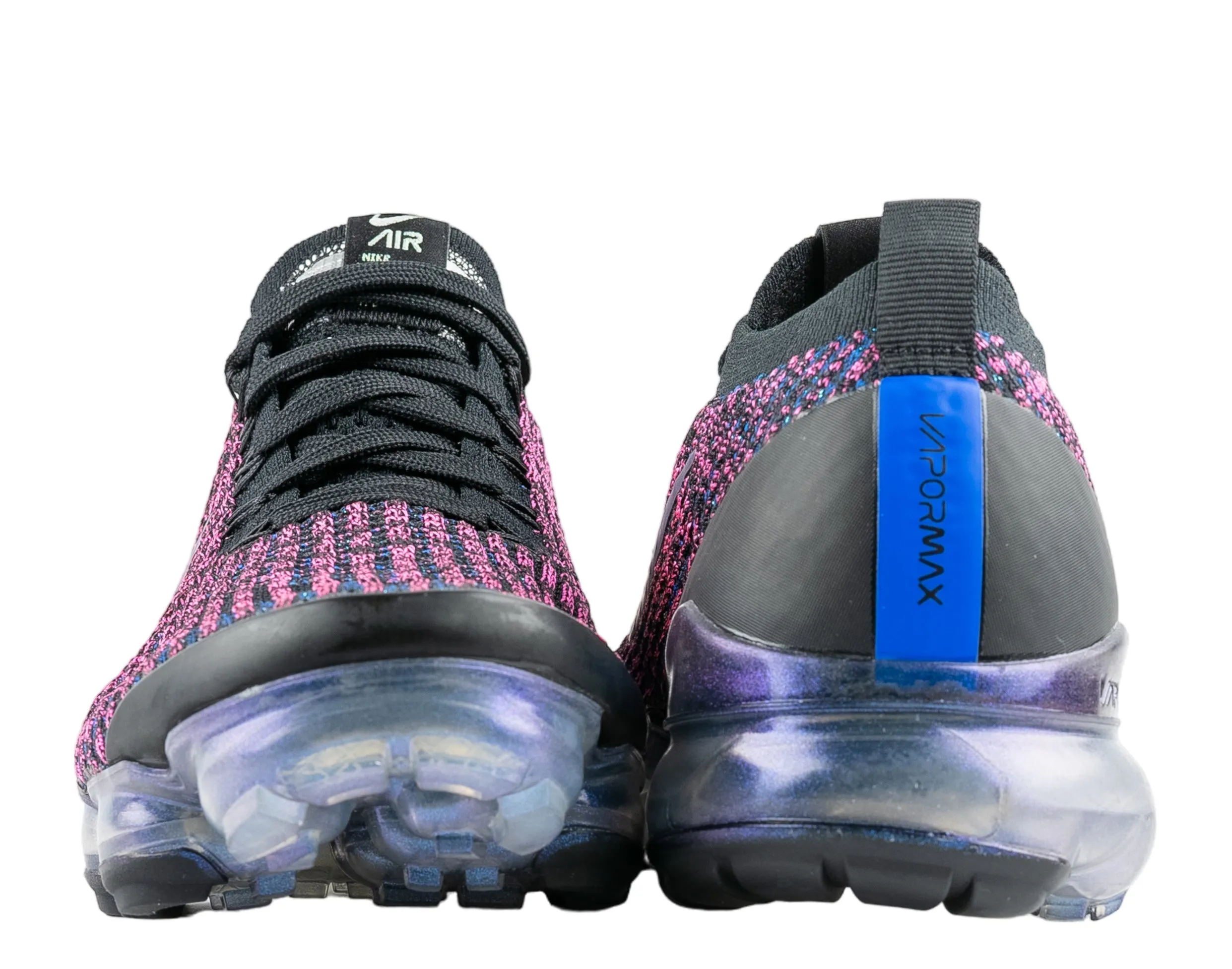 Nike Air Max Vapormax Flyknit 3 Blk/Blue-Fuchsia Men's Running Shoes AJ6900-007