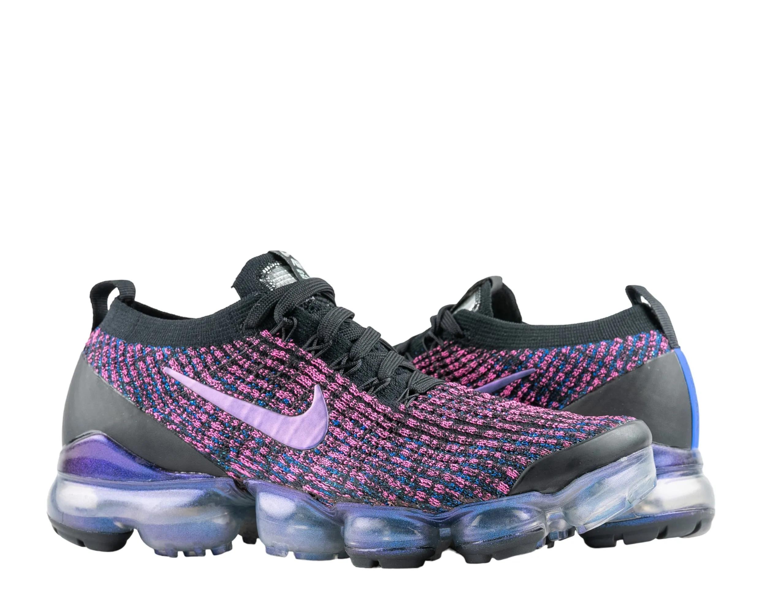 Nike Air Max Vapormax Flyknit 3 Blk/Blue-Fuchsia Men's Running Shoes AJ6900-007
