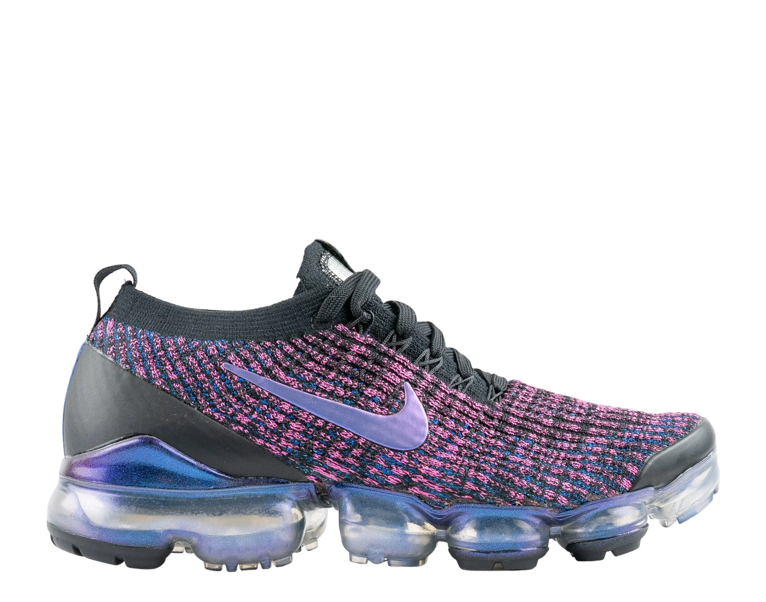 Nike Air Max Vapormax Flyknit 3 Blk/Blue-Fuchsia Men's Running Shoes AJ6900-007